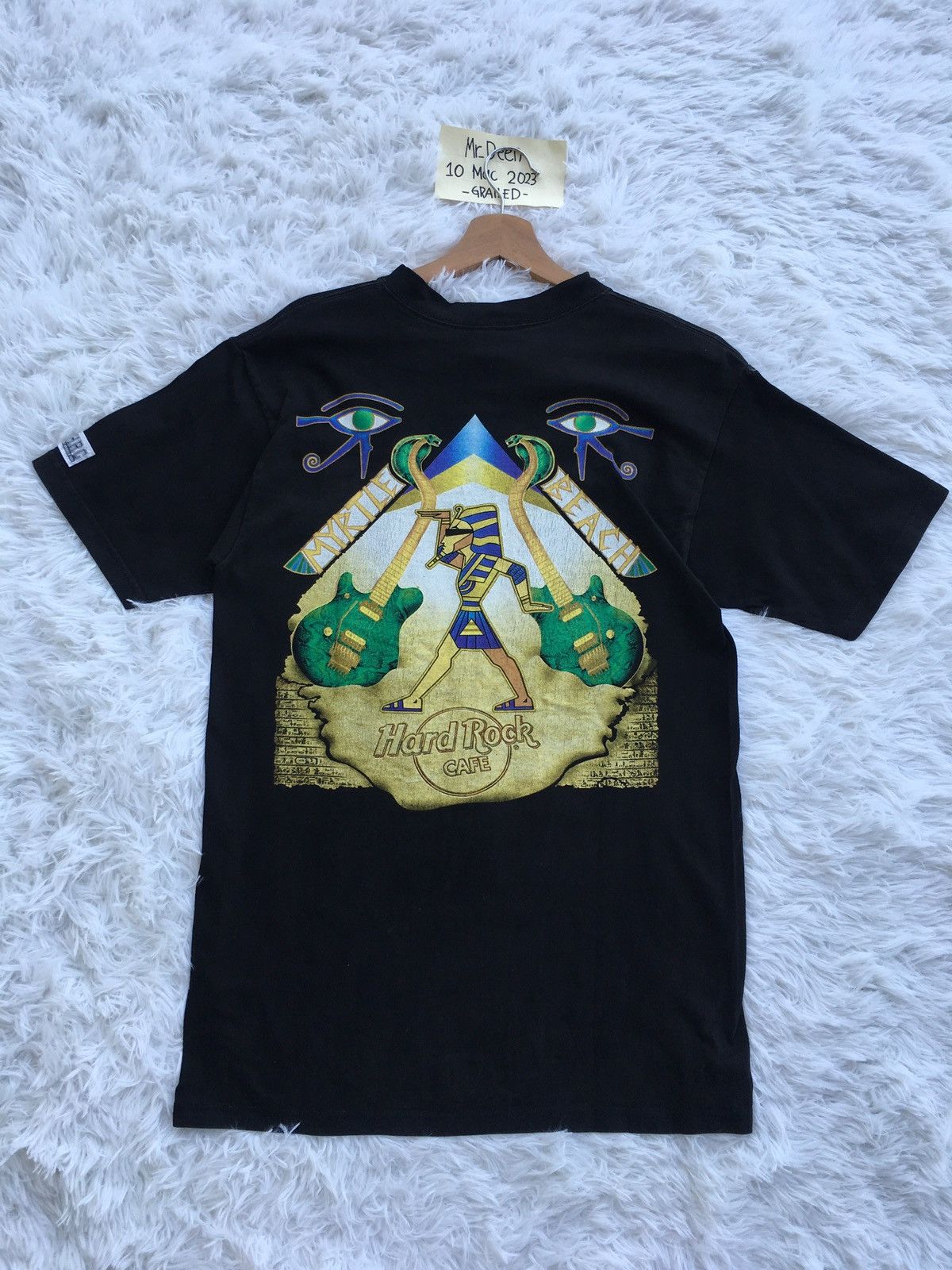 image of Hard Rock Cafe Myrtle Beach Tshirt in Black, Men's (Size Medium)