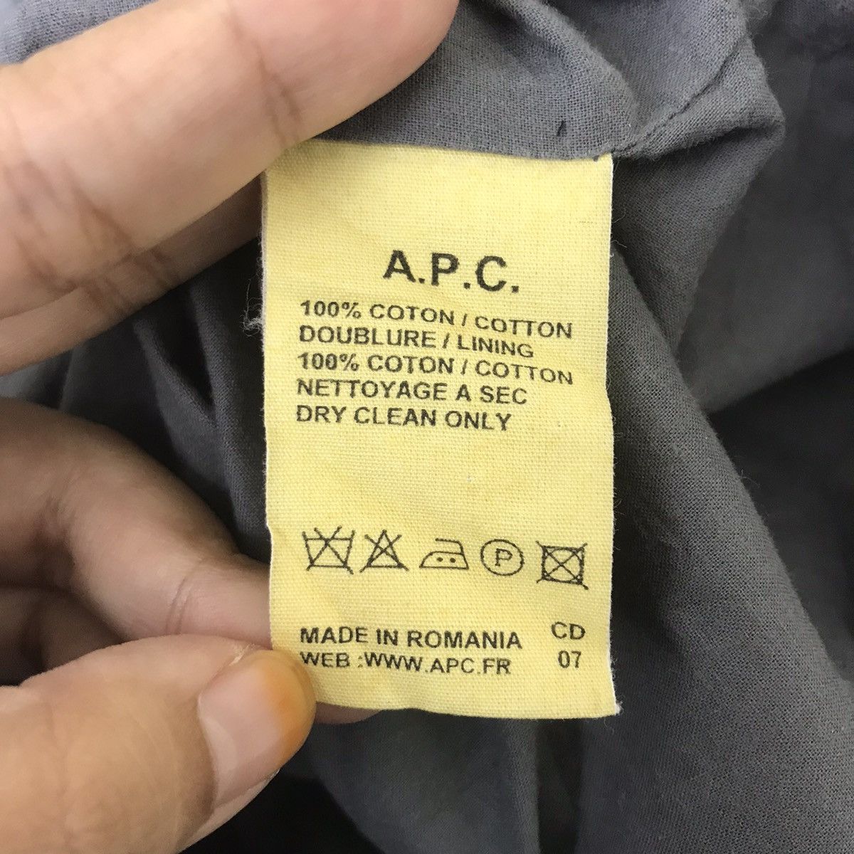 A.P.C. APC PARIS Rue De Fleurus Workwear Jeans Jacket Full Zipper Size US XS / EU 42 / 0 - 5 Thumbnail
