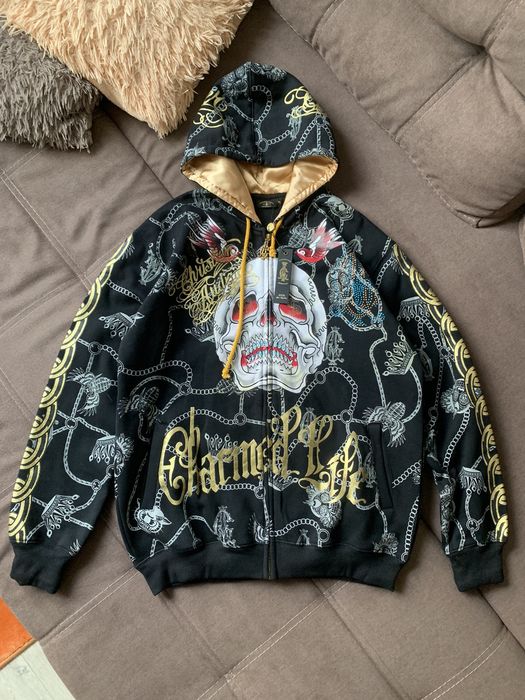 Vintage New Vintage Christian Audigier Ed Hardy Hoodie 90s Y2K