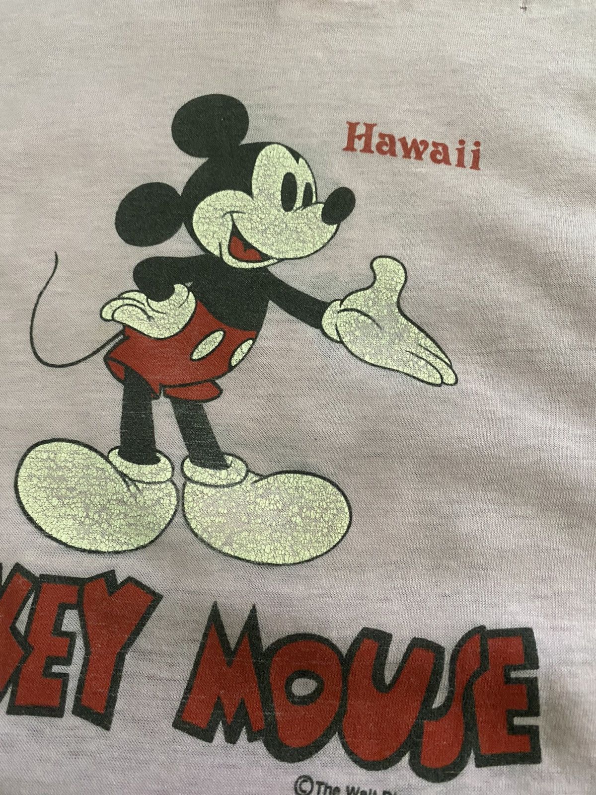 Mickey Mouse × Vintage Vintage 80’s Mickey Mouse Tee Size XXS / US 00 / IT 34 - 4 Thumbnail