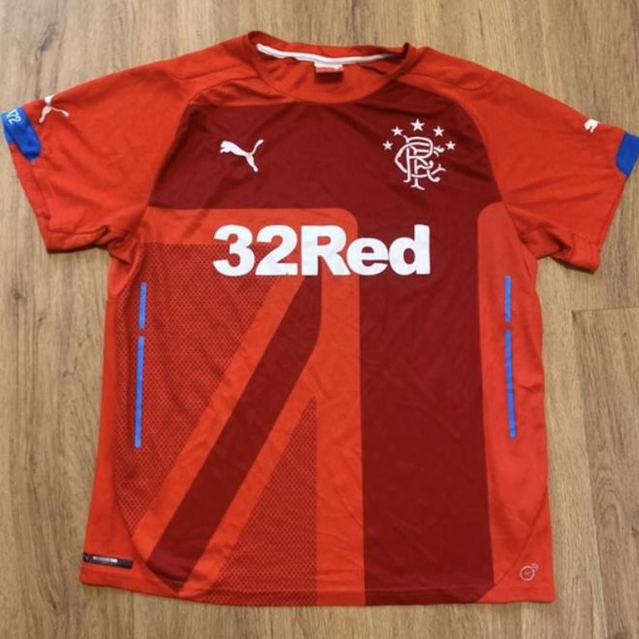 Puma 2014-15 Glasgow Rangers 32Red Football Scotland Shirt | Grailed