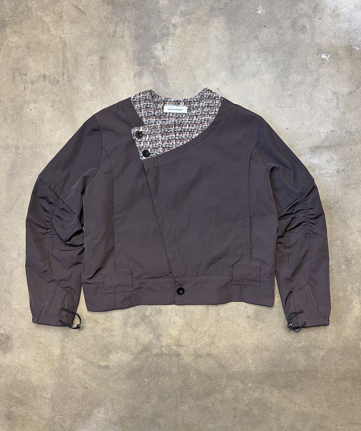 Kiko Kostadinov Kiko Kostadinov Brown Stretton Moto Jacket | Grailed