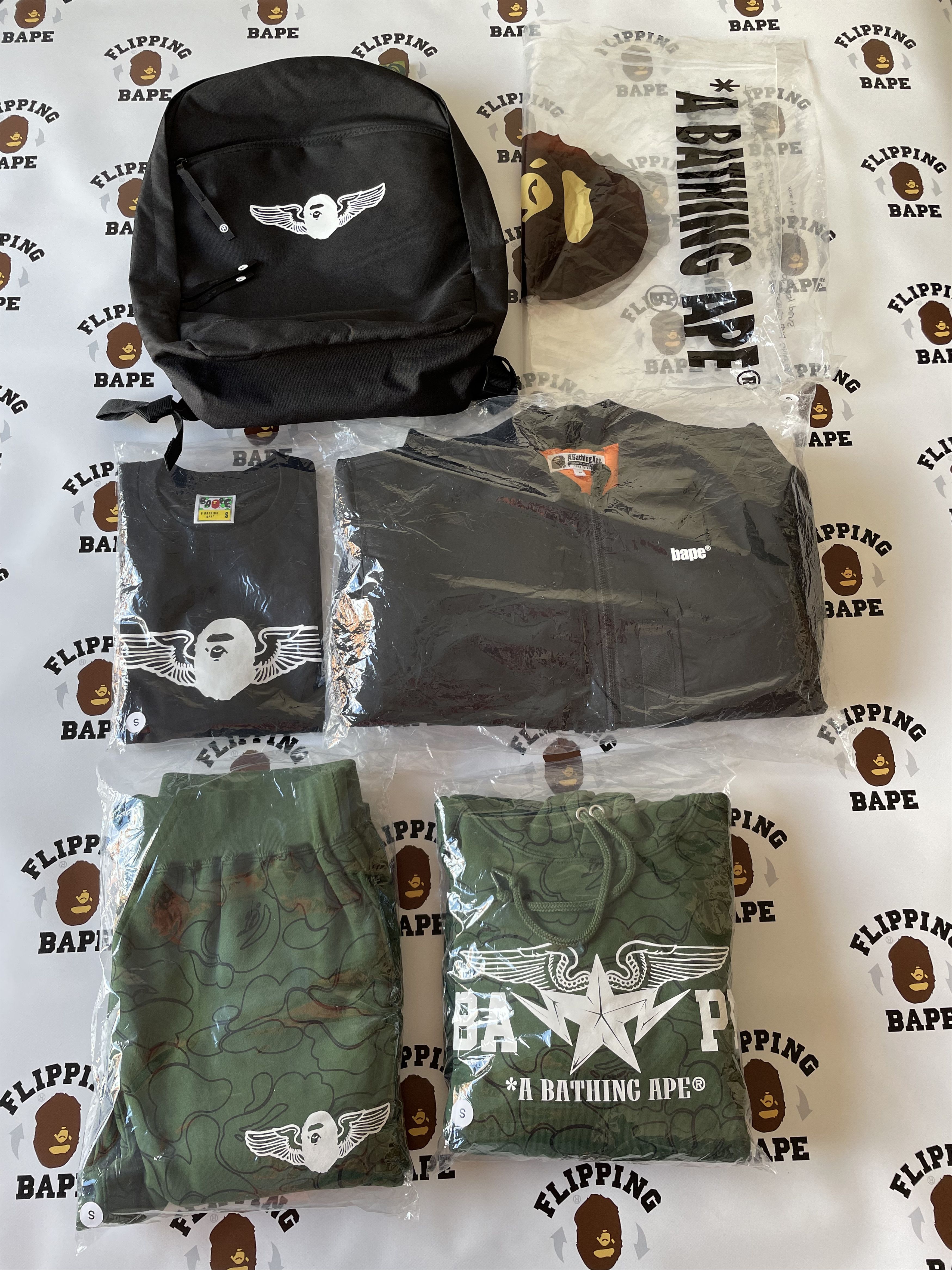 BAPE HAPPY NEW YEAR BAG MILITARY MEN SIZE M