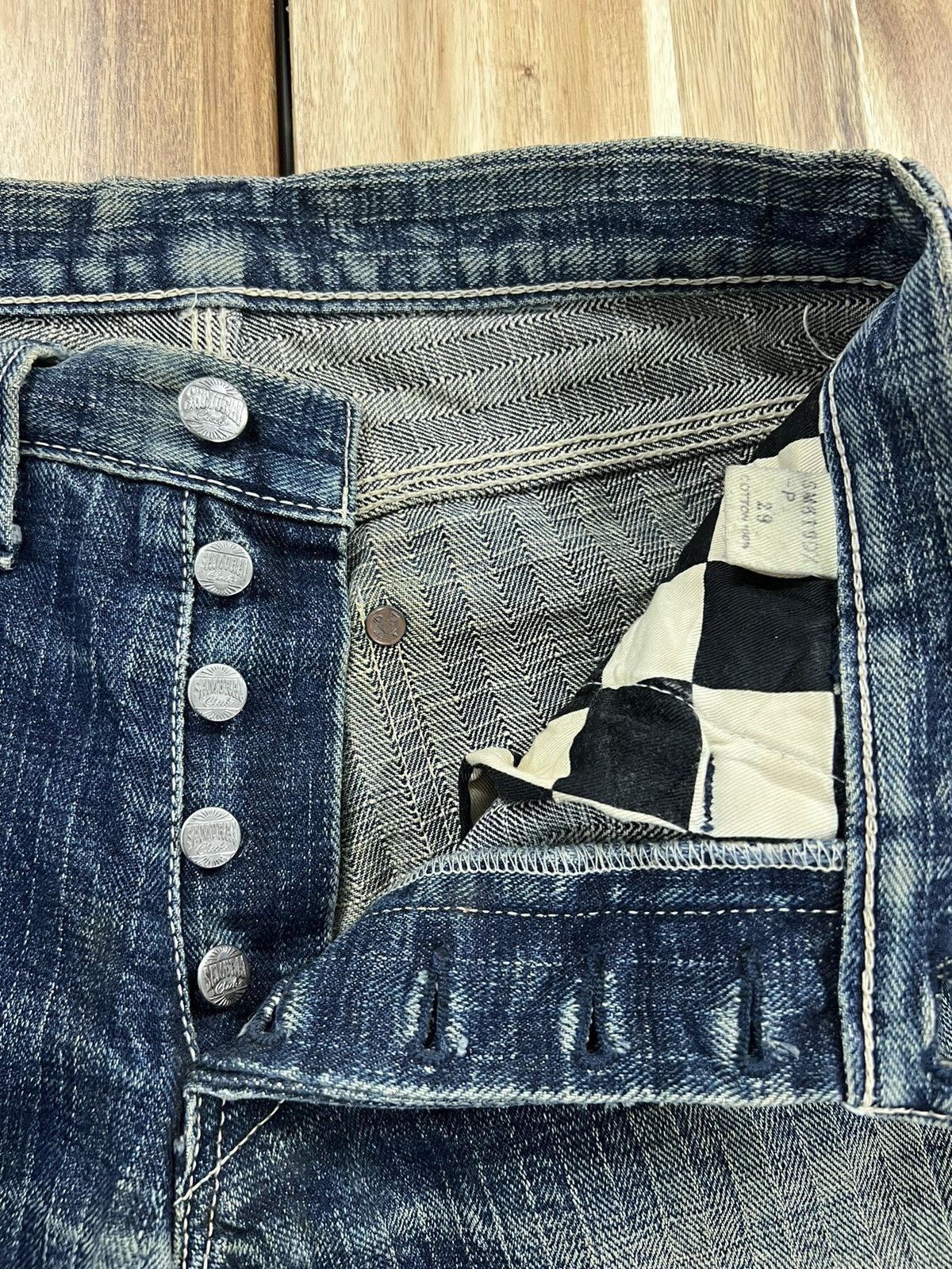 Samurai Jeans Samurai Jeans Distressed Denim Size US 27 - 7 Thumbnail