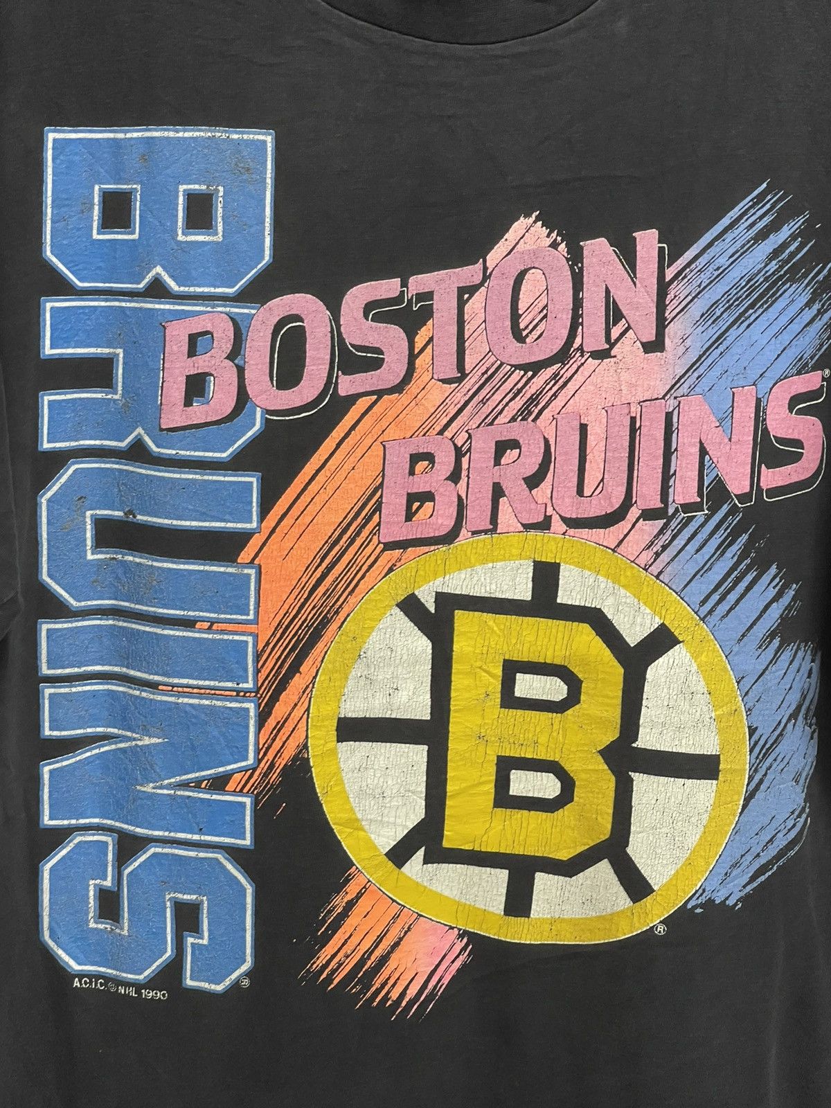 NHL × Vintage Vintage 90s NHL Boston Bruins💥💥 Size US XL / EU 56 / 4 - 2 Thumbnail