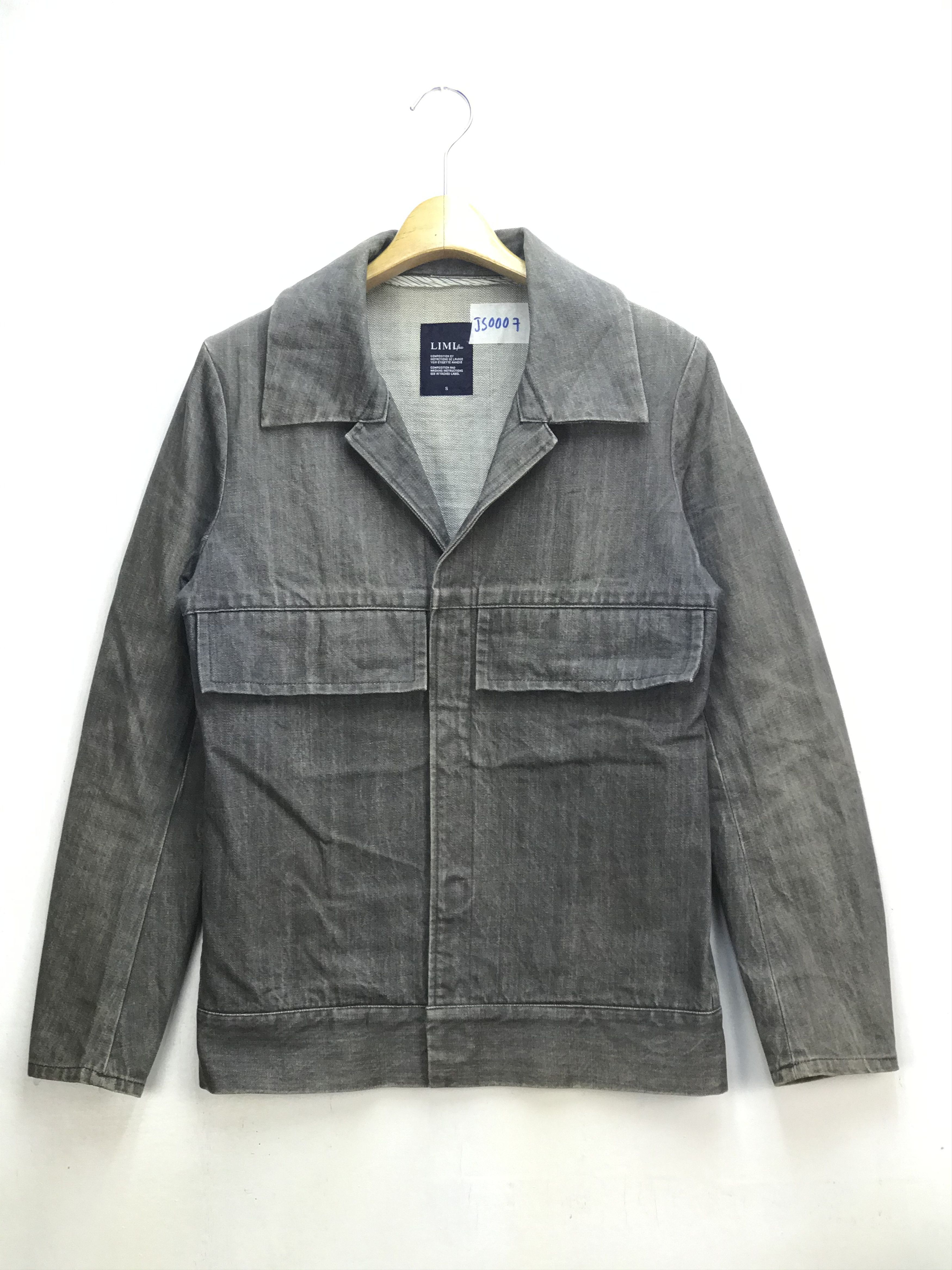Yohji Yamamoto LIMI FEU BY YOHJI YAMAMOTO DENIM JACKET Size US S / EU 44-46 / 1 - 1 Thumbnail