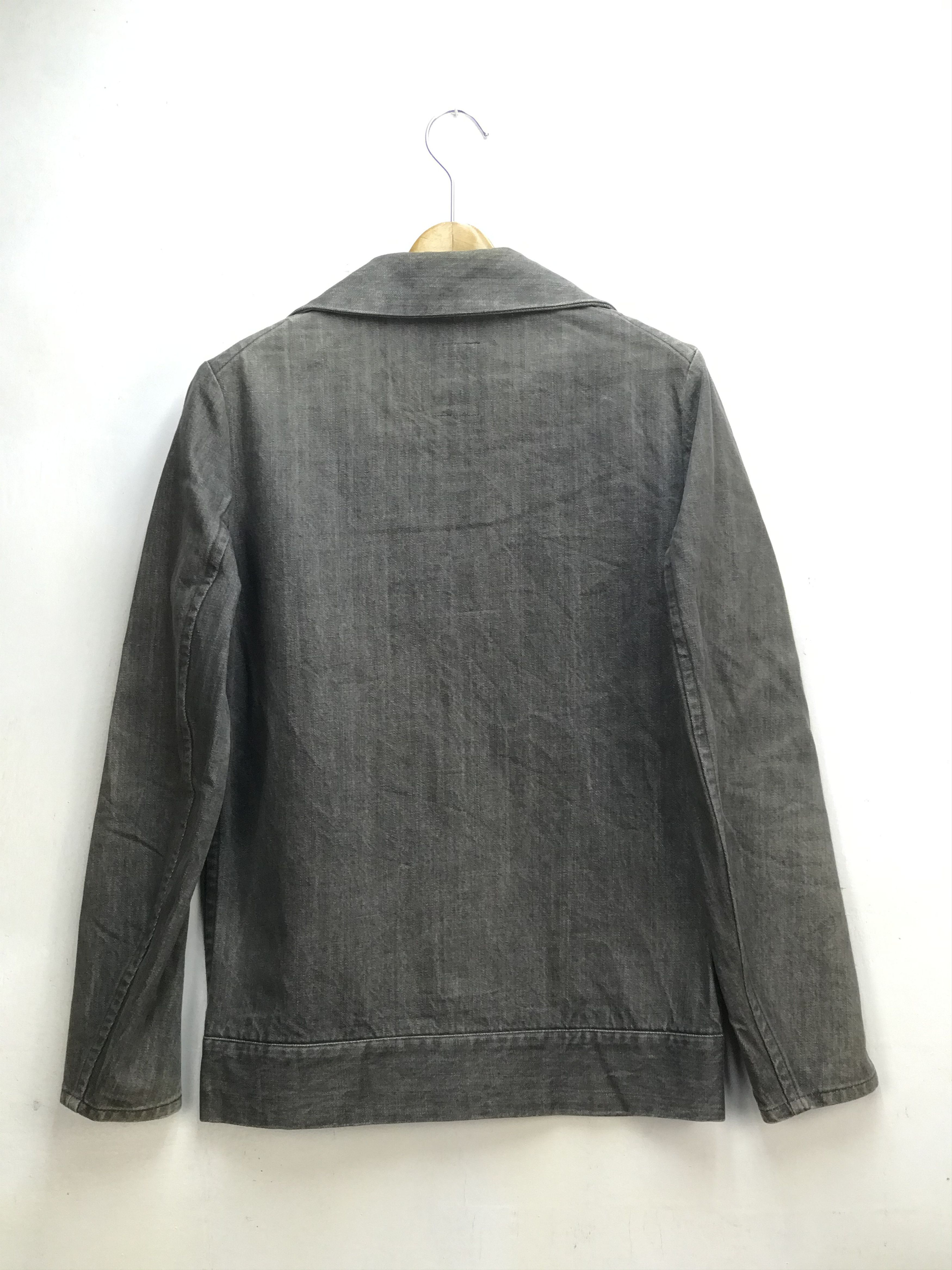 Yohji Yamamoto LIMI FEU BY YOHJI YAMAMOTO DENIM JACKET Size US S / EU 44-46 / 1 - 5 Thumbnail