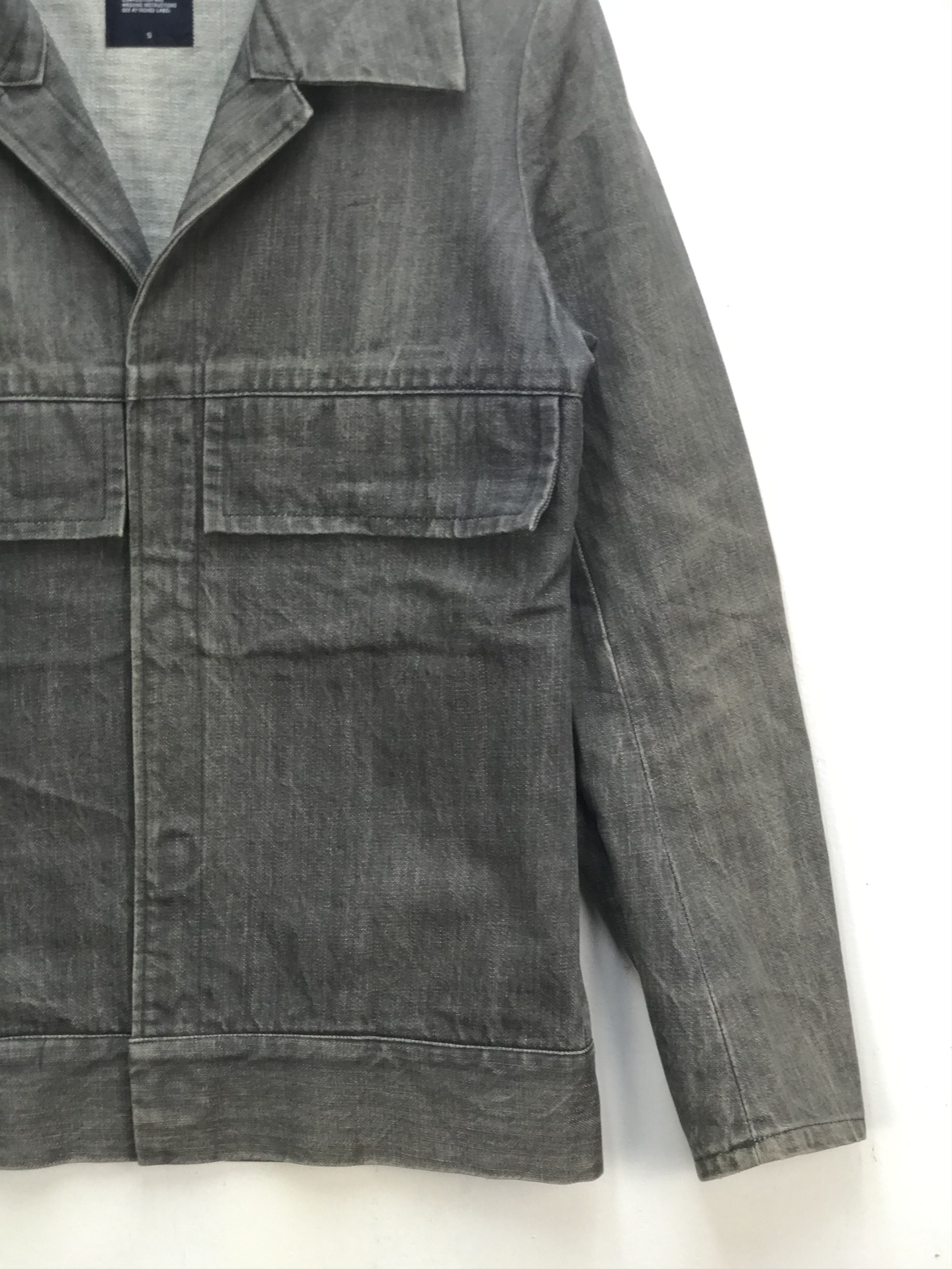 Yohji Yamamoto LIMI FEU BY YOHJI YAMAMOTO DENIM JACKET Size US S / EU 44-46 / 1 - 6 Thumbnail