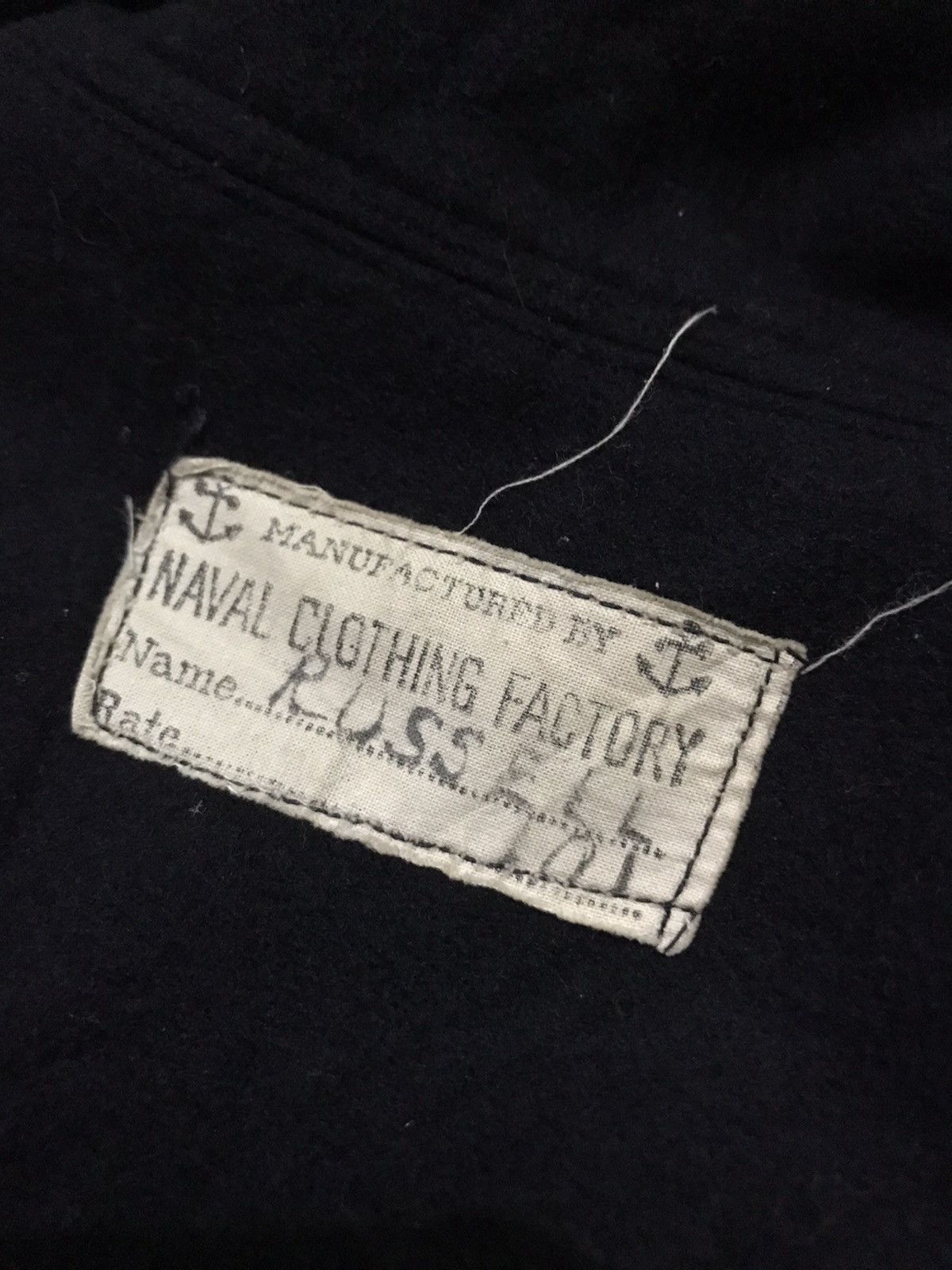 Naval Clothing Factory Vintage 40/50s Us Navy Army Wool Jumper Size US S / EU 44-46 / 1 - 4 Thumbnail