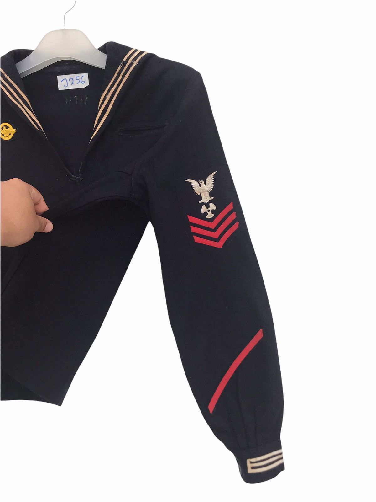 Naval Clothing Factory Vintage 40/50s Us Navy Army Wool Jumper Size US S / EU 44-46 / 1 - 3 Thumbnail