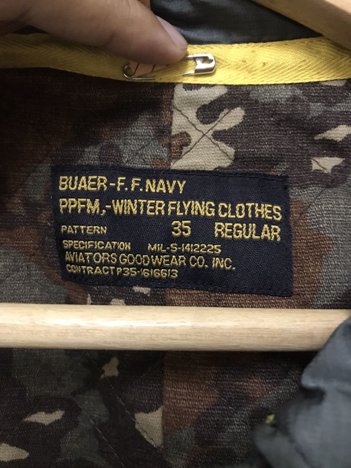 PPFM Vintage PPFM Winter Flying Military Utility Jacket Size US L / EU 52-54 / 3 - 8 Thumbnail