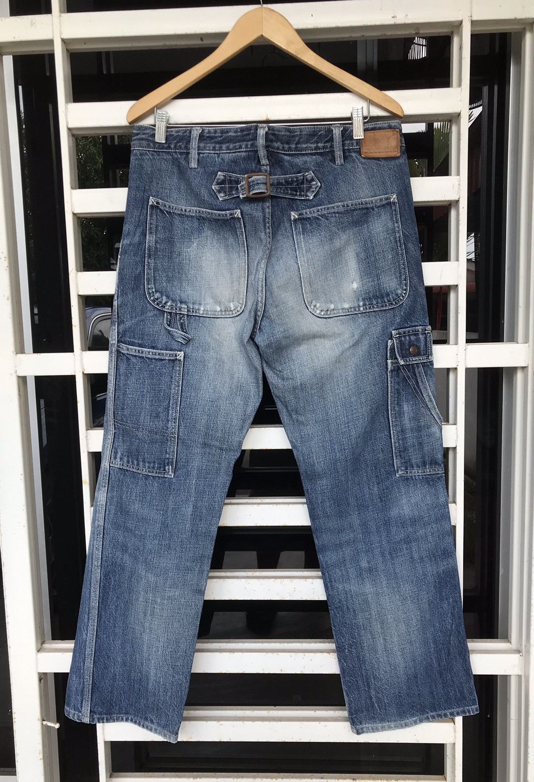 Gap Workwear Design Distressed Denim Size 33