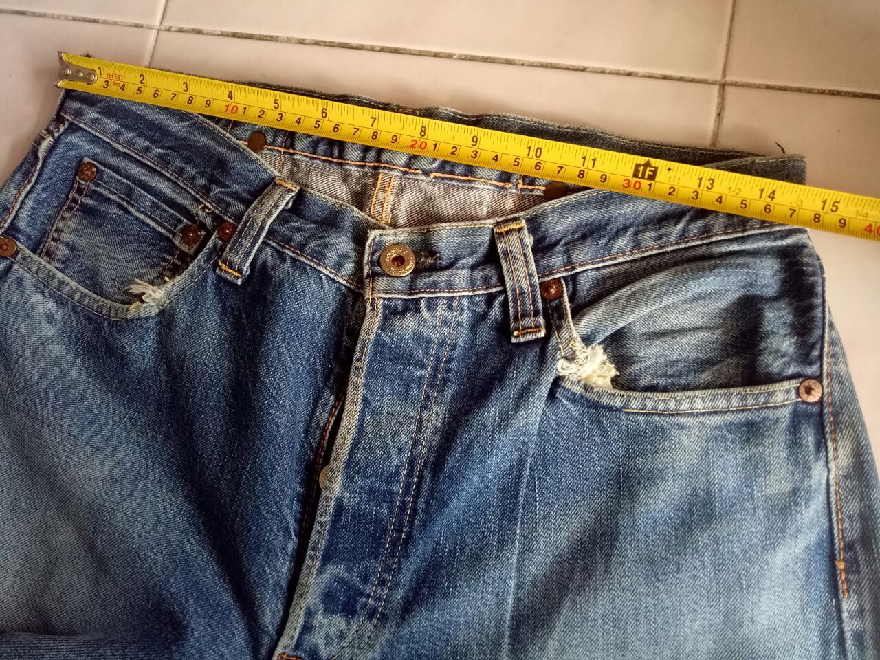 Sugar Cane × Vintage Vintage Selvedge Sugar Cane Jean Size US 30 / EU 46 - 8 Thumbnail