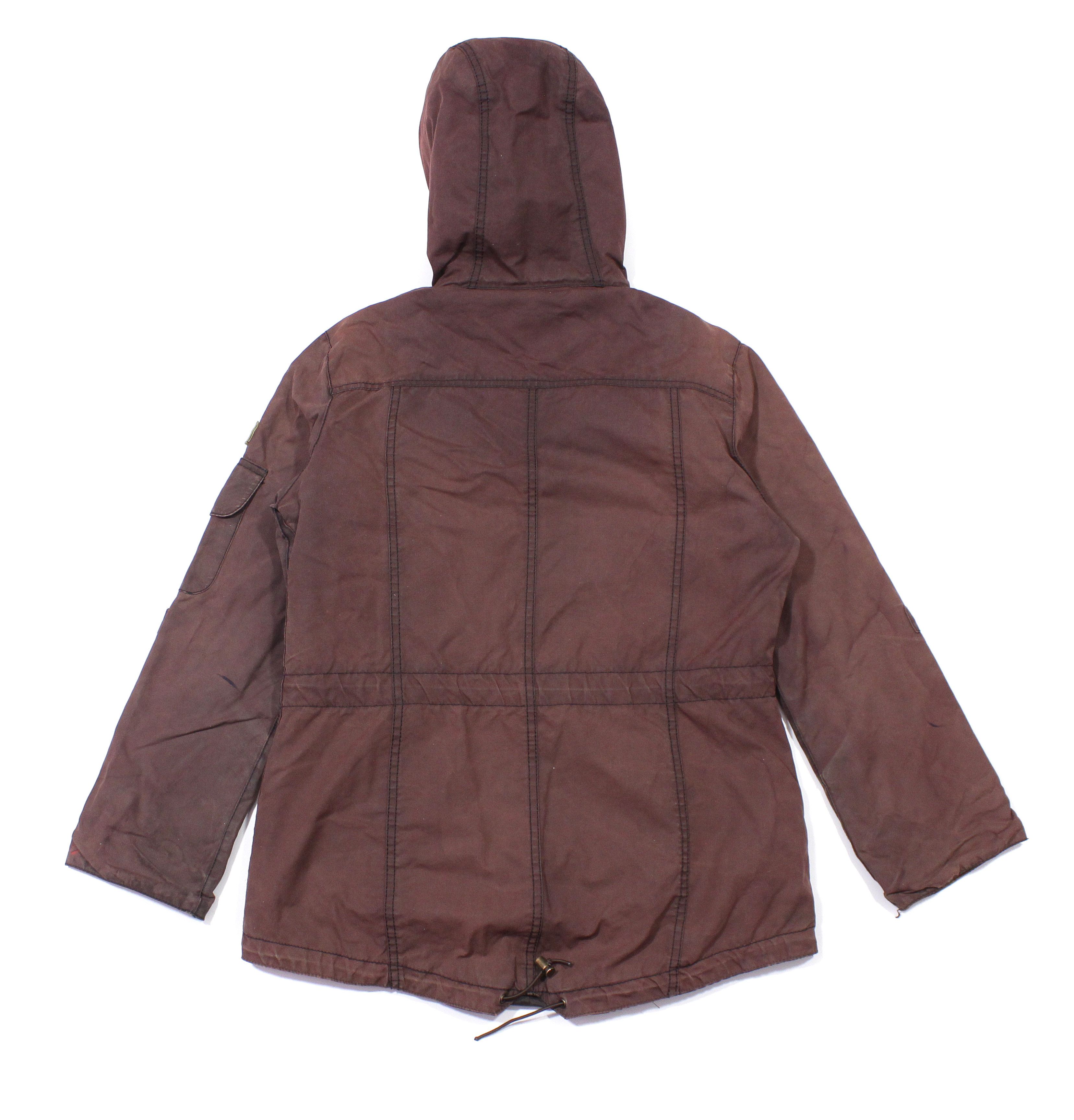 Barbour Waxed Cotton Insulated Parka Jacket Size S / US 4 / IT 40 - 2 Thumbnail
