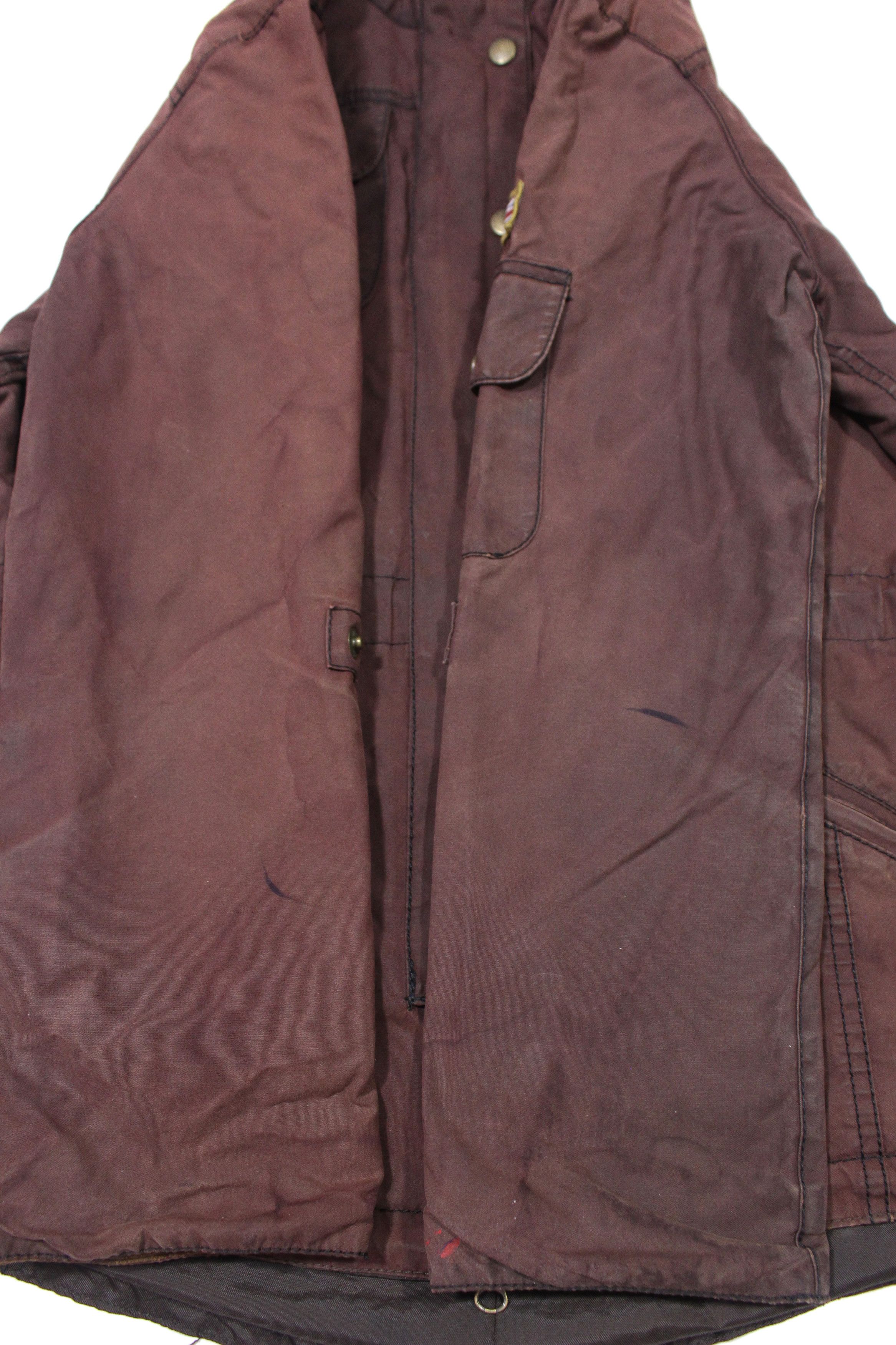Barbour Waxed Cotton Insulated Parka Jacket Size S / US 4 / IT 40 - 6 Thumbnail