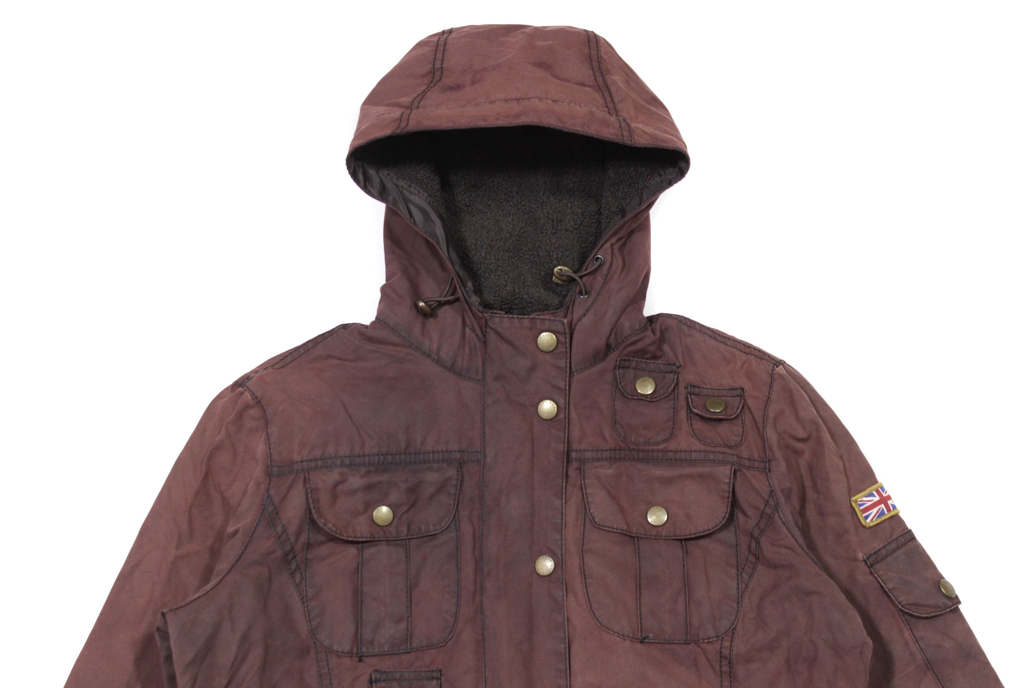 Barbour Waxed Cotton Insulated Parka Jacket Size S / US 4 / IT 40 - 4 Thumbnail