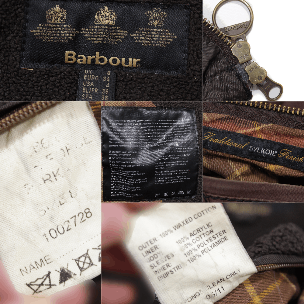 Barbour Waxed Cotton Insulated Parka Jacket Size S / US 4 / IT 40 - 9 Thumbnail