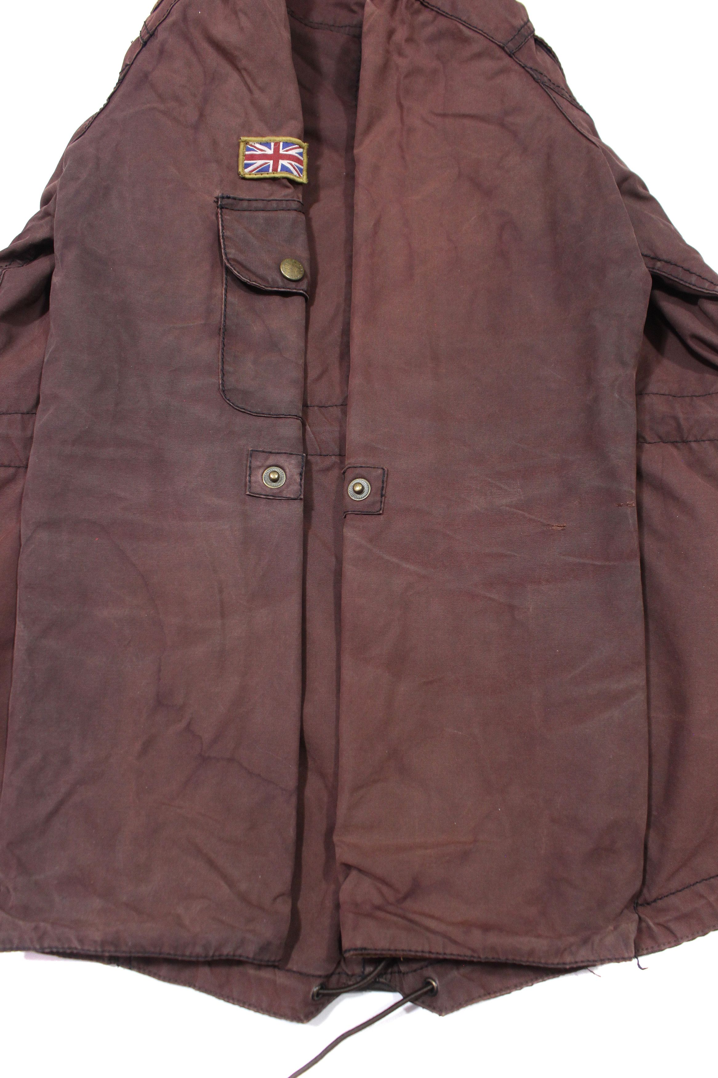 Barbour Waxed Cotton Insulated Parka Jacket Size S / US 4 / IT 40 - 7 Thumbnail