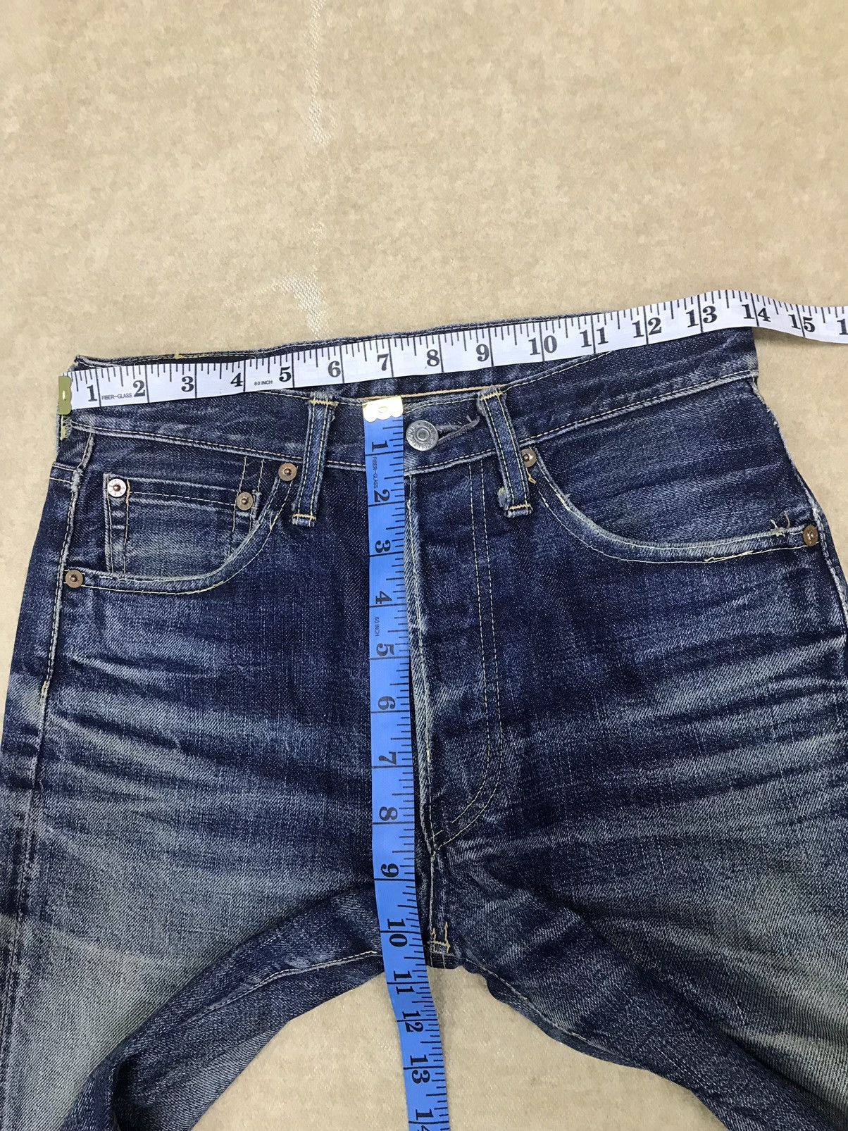 Japanese Brand × Vintage Vintage Mabo International Selvedge Jeans Distressed Denim Size US 28 / EU 44 - 15 Thumbnail