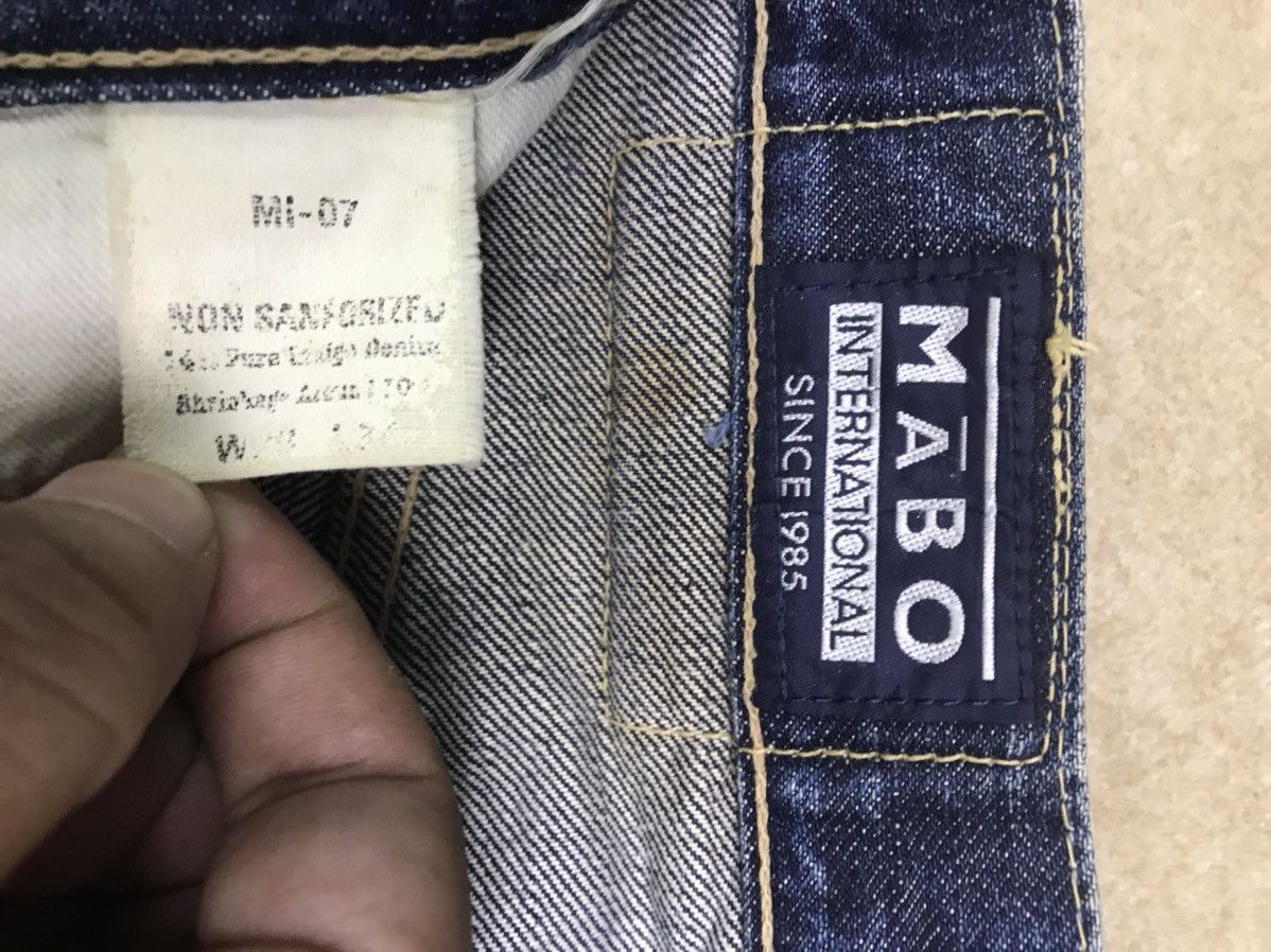Japanese Brand × Vintage Vintage Mabo International Selvedge Jeans Distressed Denim Size US 28 / EU 44 - 13 Thumbnail