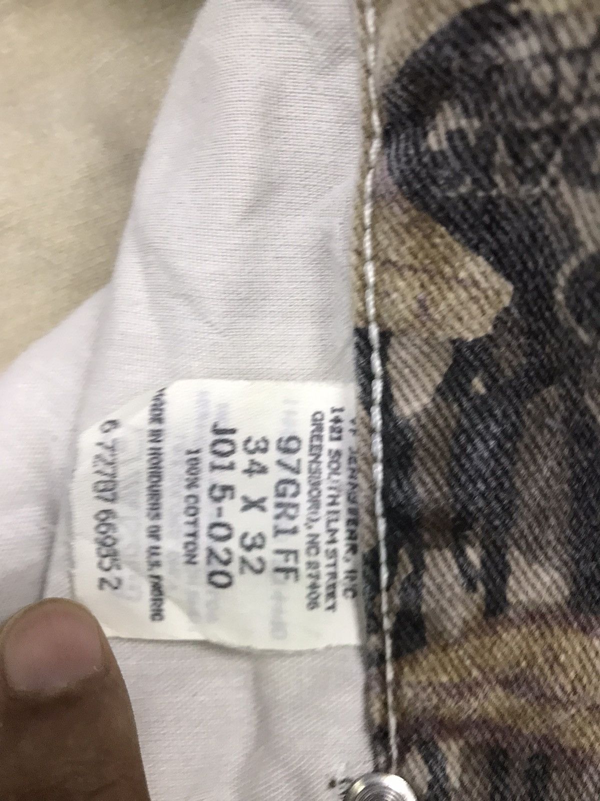 Vintage × Wrangler Vintage Wrangler Camo Jeans Size 32x30 Size US 34 / EU 50 - 8 Thumbnail