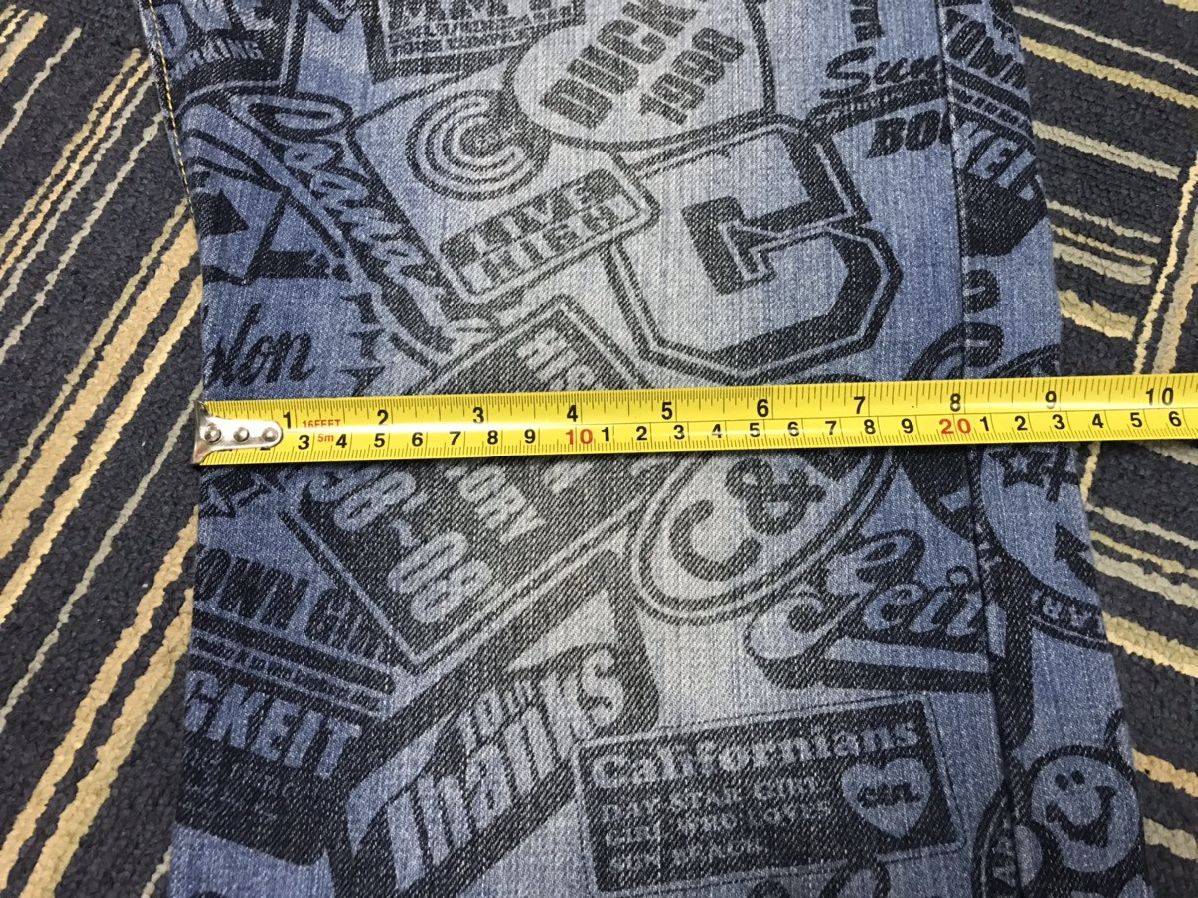 Japanese Brand Rare Co & lu Fullprint Denim Size US 30 / EU 46 - 9 Thumbnail