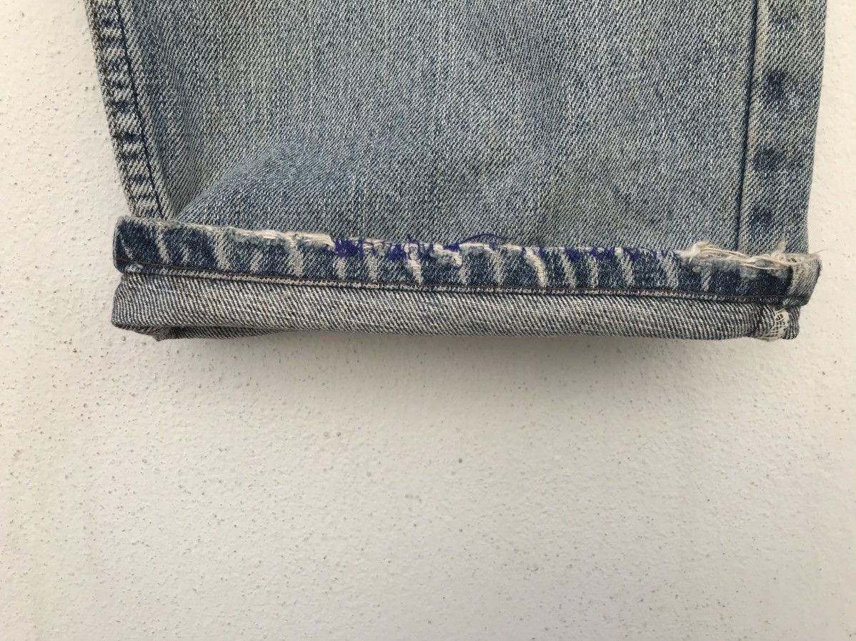 Levi's Vintage Clothing × Vintage Custom vintage Levi's patchwork and Distressed Denim Jeans Size US 32 / EU 48 - 16 Thumbnail