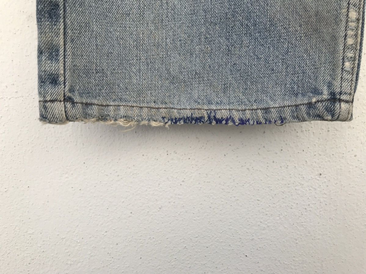 Levi's Vintage Clothing × Vintage Custom vintage Levi's patchwork and Distressed Denim Jeans Size US 32 / EU 48 - 14 Thumbnail