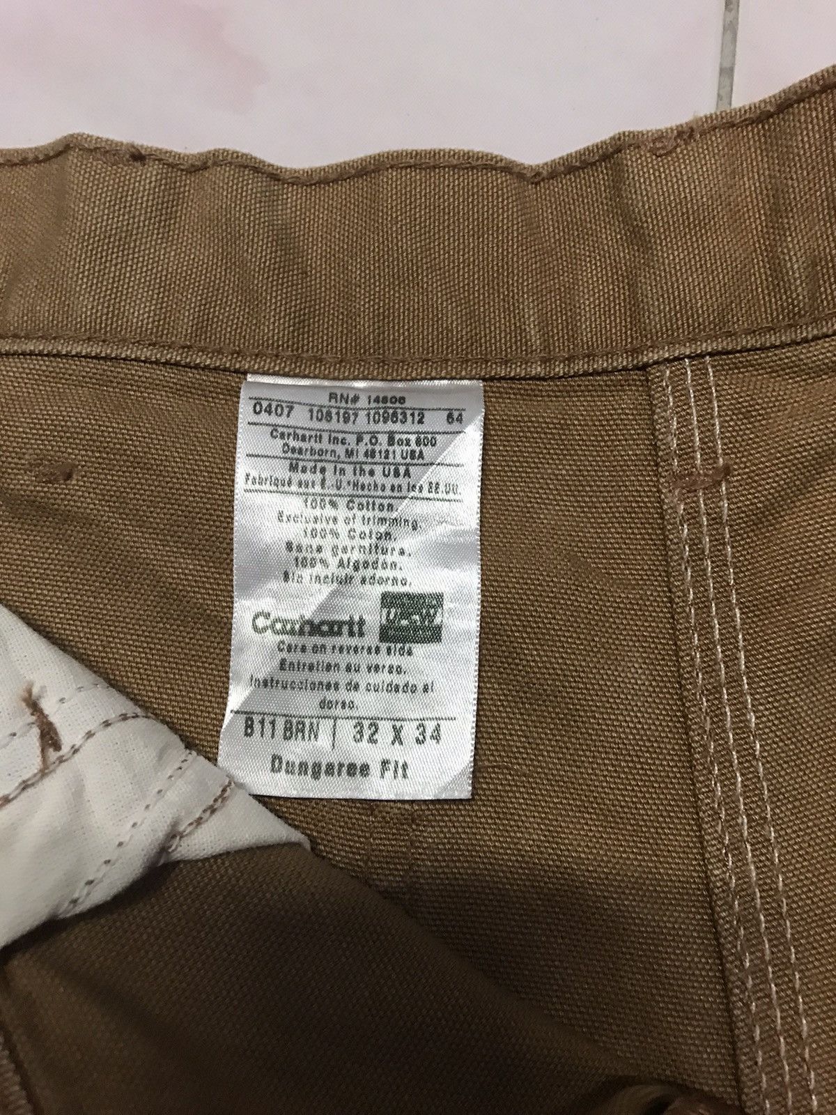 Carhartt × Vintage Vintage Carhartt Carpenter Workwear Size 32x34 Size US 32 / EU 48 - 7 Thumbnail