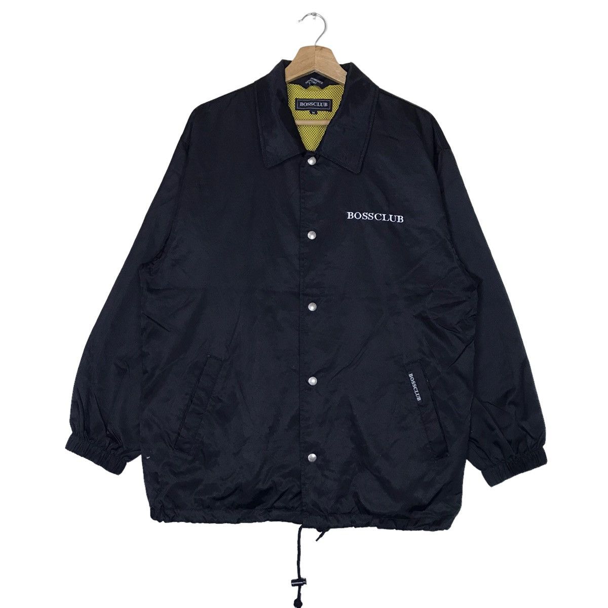 Vintage 90s Boss Club Mesh Lining Coach Jacket