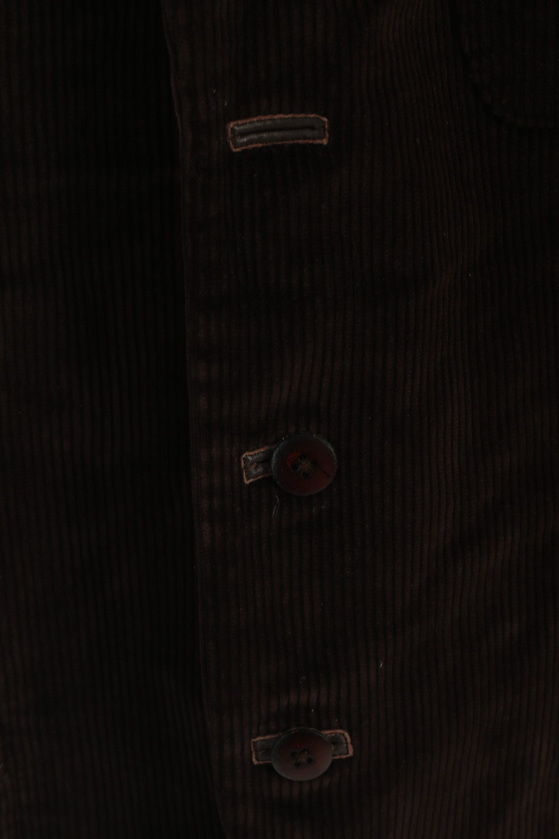 Vintage Wana Men 50 40 Blazer Brown Vintage Cotton Corduroy 2809 Size 40R - 4 Thumbnail