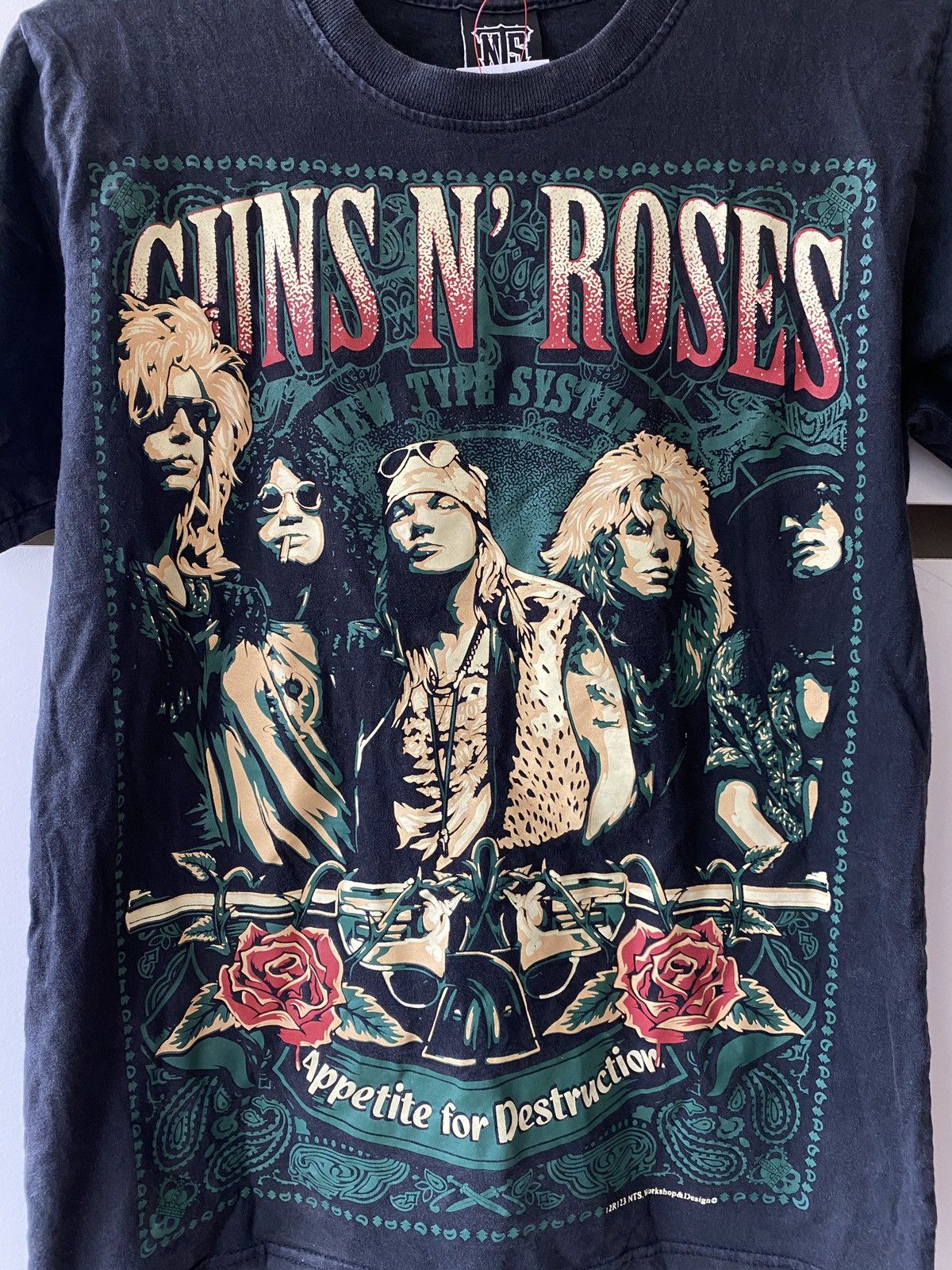 Band Tees × Guns N' Roses GUN & ROSES ROCK BAND TEE Size US S / EU 44-46 / 1 - 2 Thumbnail