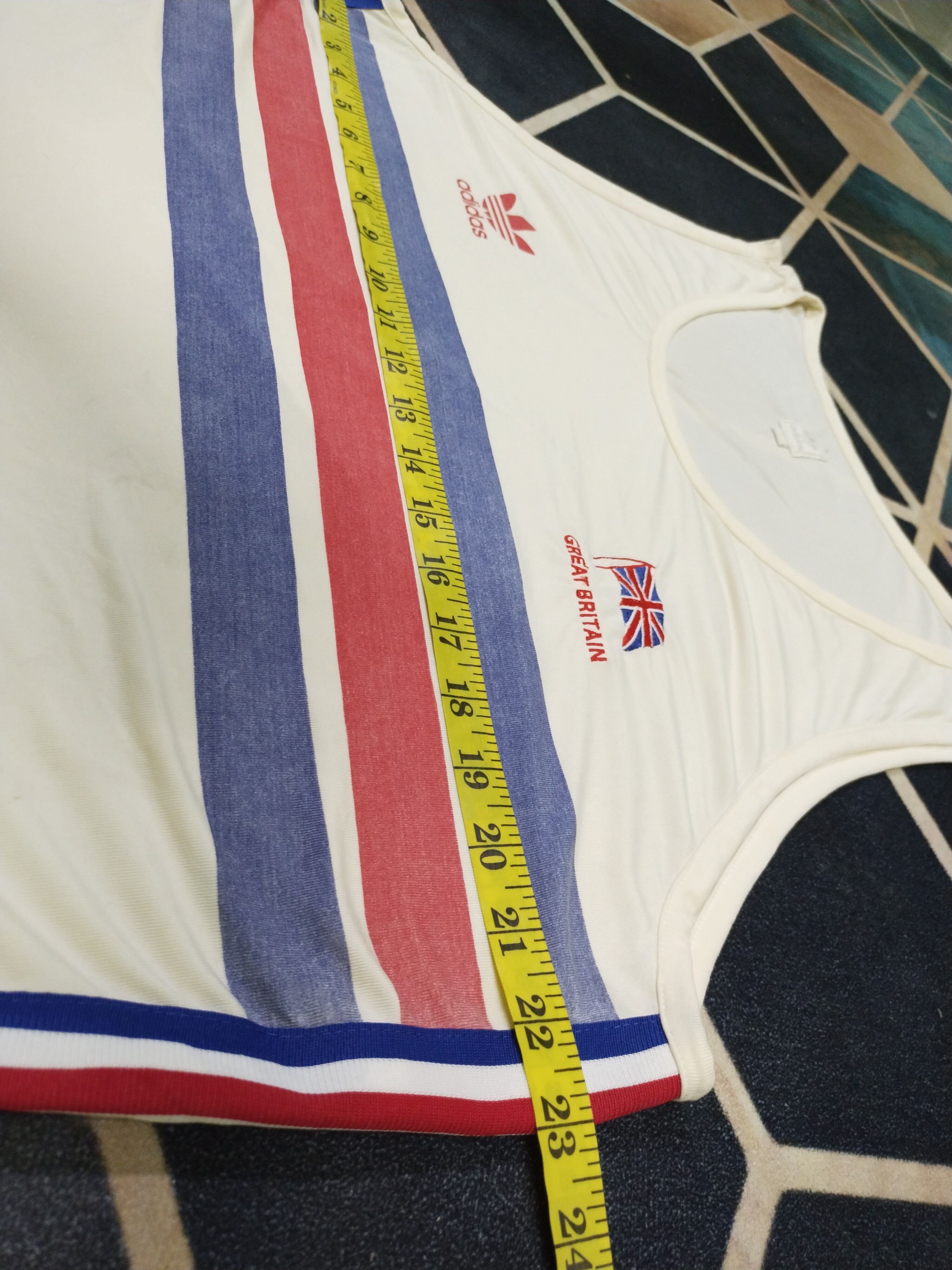 USA Olympics ADIDAS RUNNING VEST RETRO VINTAGE ZOLA BUDD 1984 OLYMPICS Size US L / EU 52-54 / 3 - 7 Thumbnail