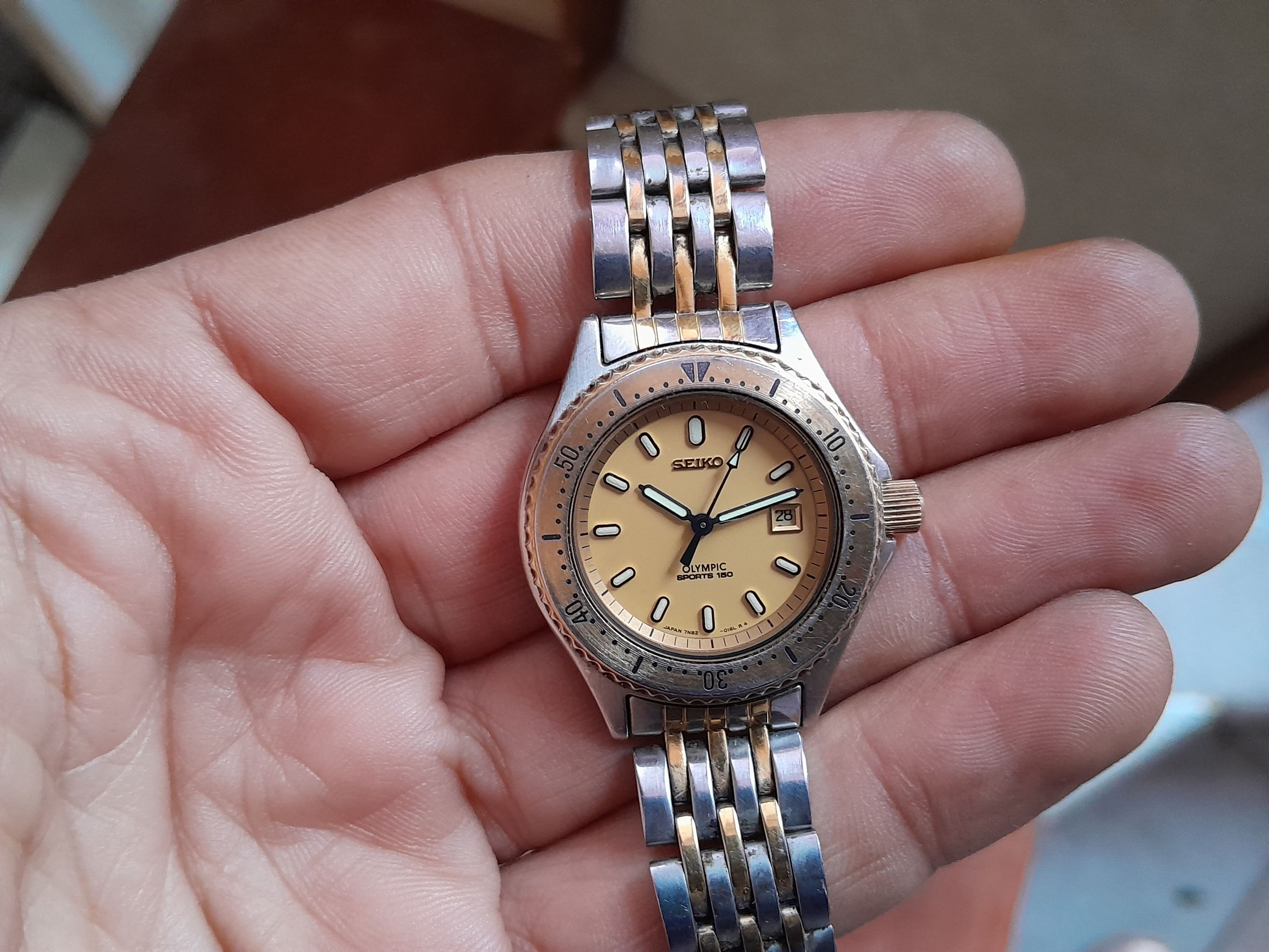Seiko × Vintage × Watch Rare Seiko Olympic Sports Watch