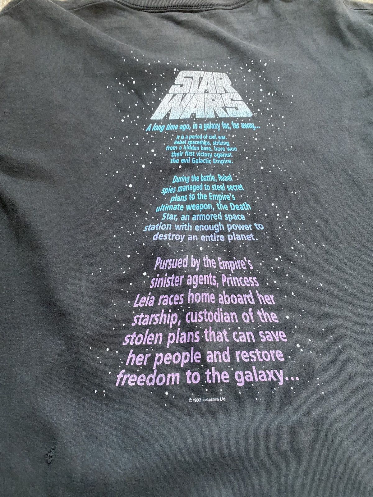 Star Wars × Vintage Vintage ‘92 Star Wars A New Hope Lucasfilm Tee Size US L / EU 52-54 / 3 - 12 Thumbnail