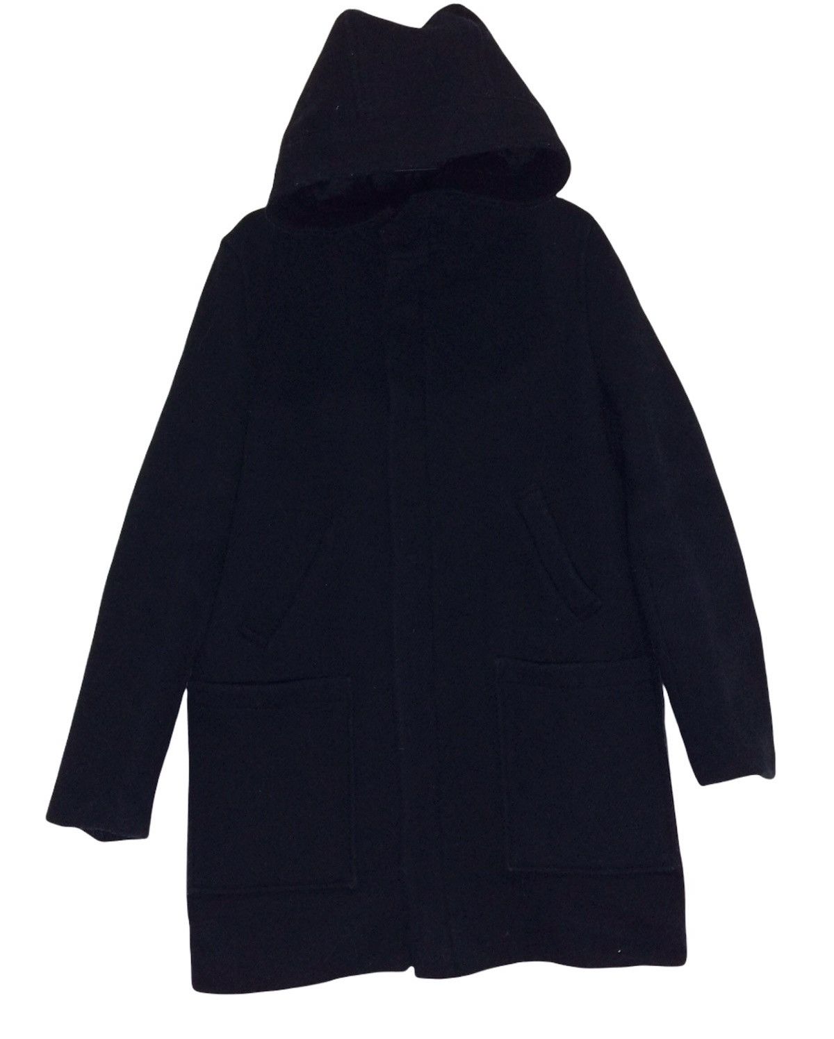 Issey Miyake Vintage I.S. Long Jacket Hoodie Wool Heavy Parka Size US S / EU 44-46 / 1 - 1 Thumbnail