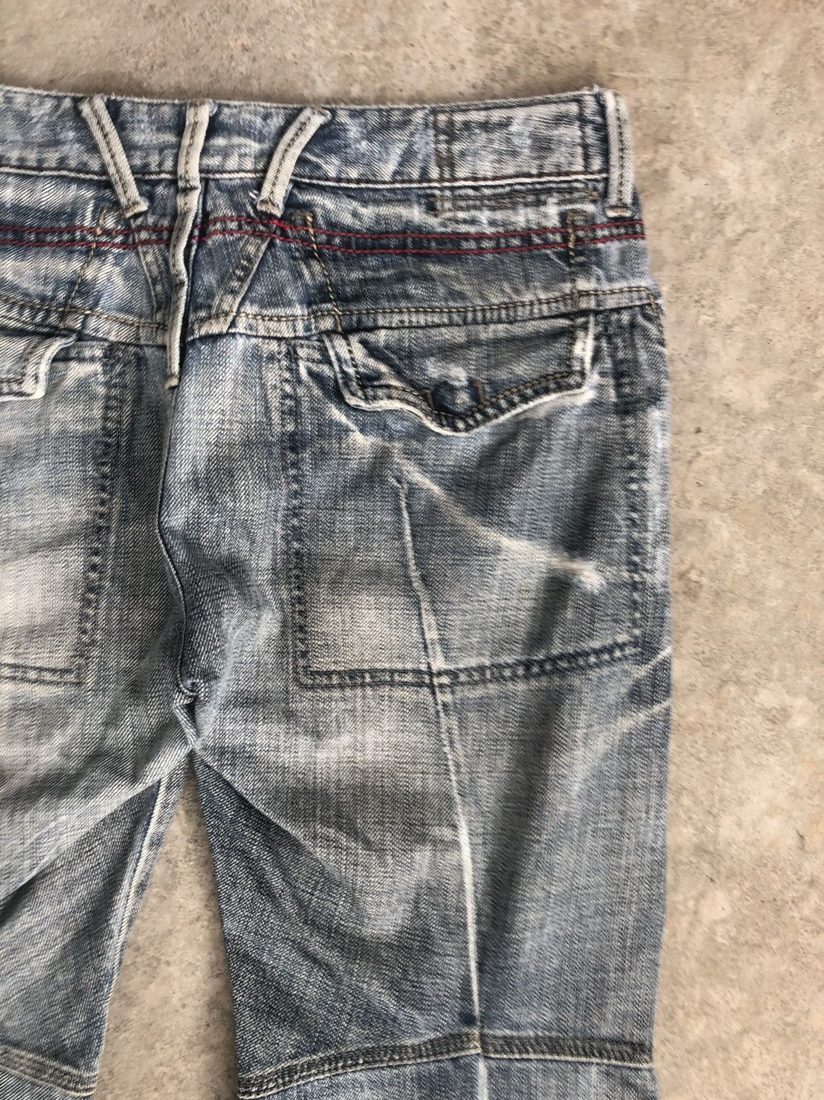Marithe + Francois Girbaud Marithe Francois Girbaud Disteressed Denim Broken Size US 31 - 10 Thumbnail
