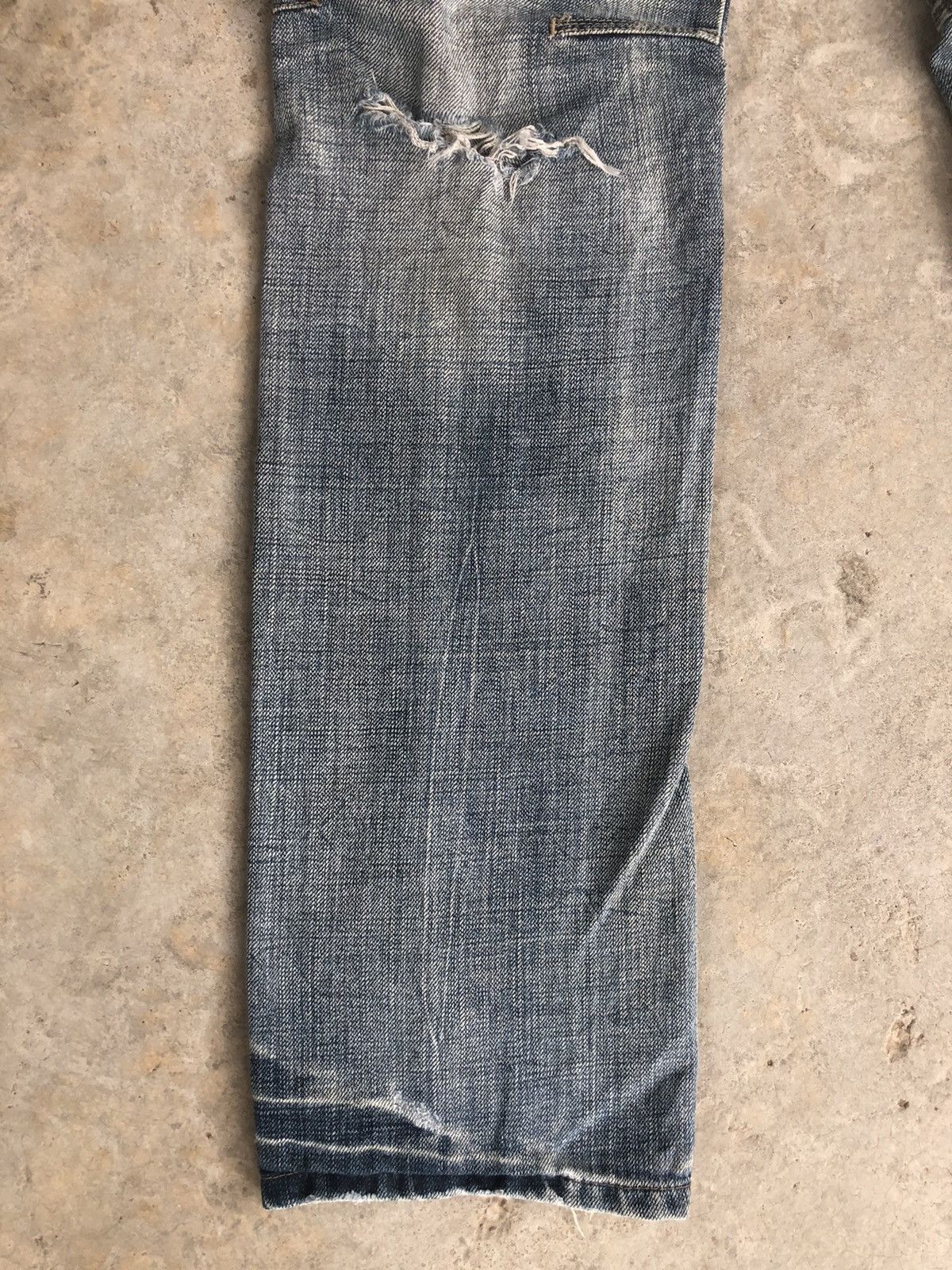 Marithe + Francois Girbaud Marithe Francois Girbaud Disteressed Denim Broken Size US 31 - 5 Thumbnail
