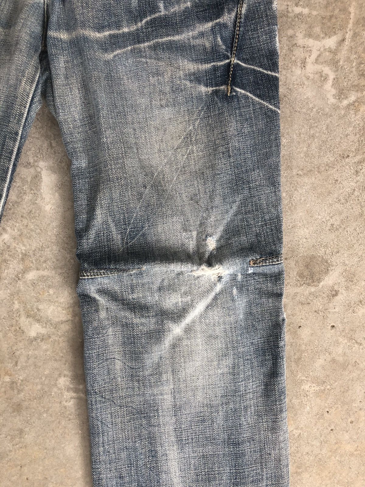 Marithe + Francois Girbaud Marithe Francois Girbaud Disteressed Denim Broken Size US 31 - 8 Thumbnail