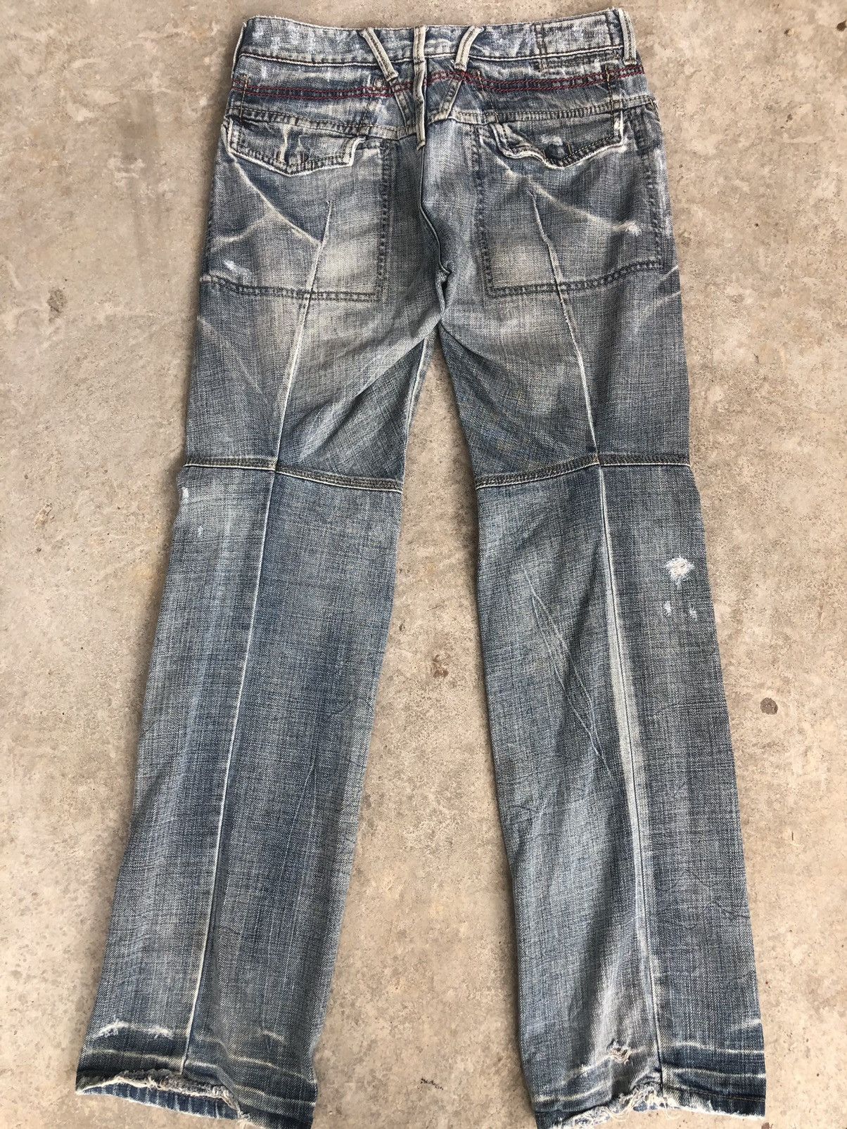 Marithe + Francois Girbaud Marithe Francois Girbaud Disteressed Denim Broken Size US 31 - 2 Thumbnail