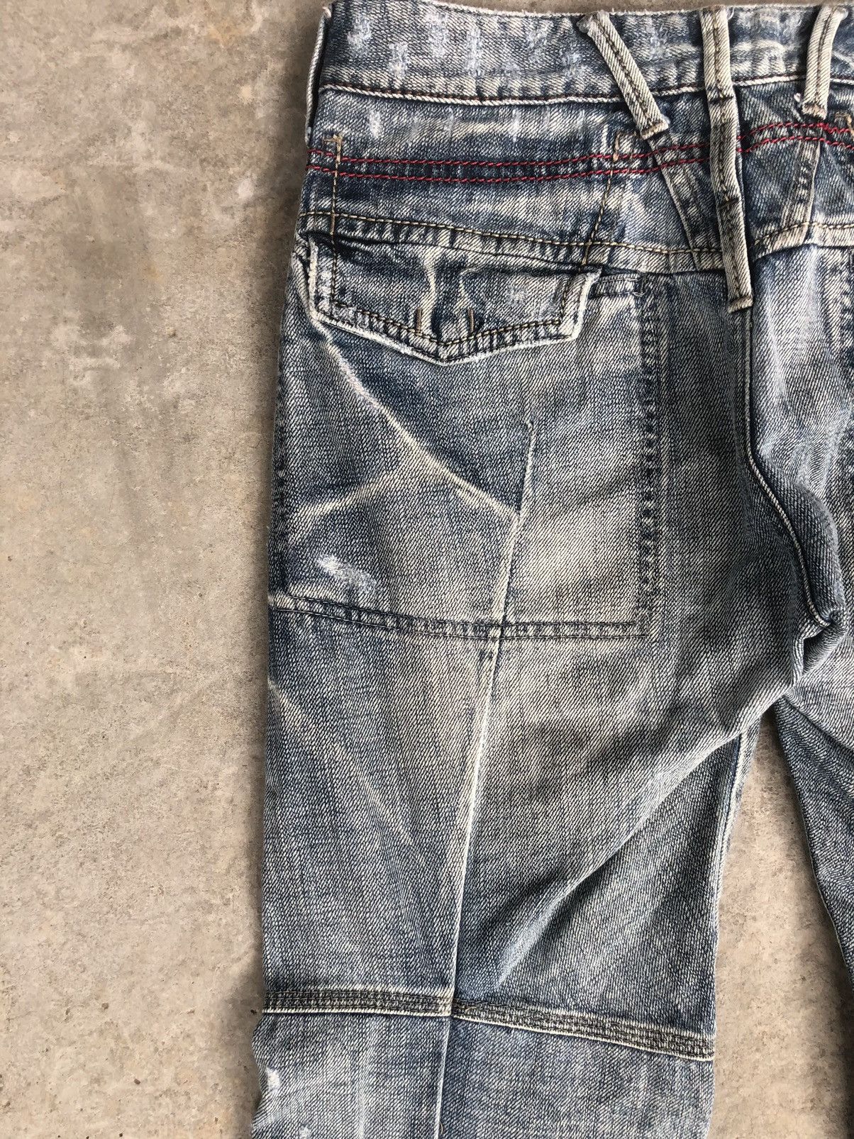 Marithe + Francois Girbaud Marithe Francois Girbaud Disteressed Denim Broken Size US 31 - 9 Thumbnail