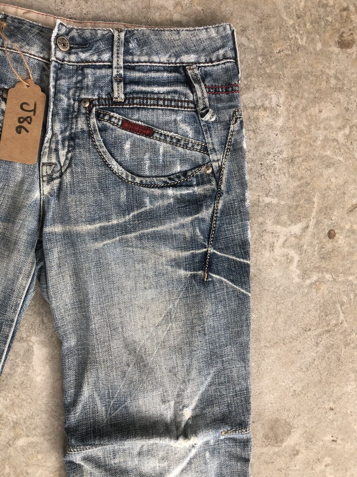 Marithe + Francois Girbaud Marithe Francois Girbaud Disteressed Denim Broken Size US 31 - 4 Thumbnail
