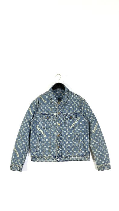 Supreme louis clearance vuitton denim parka