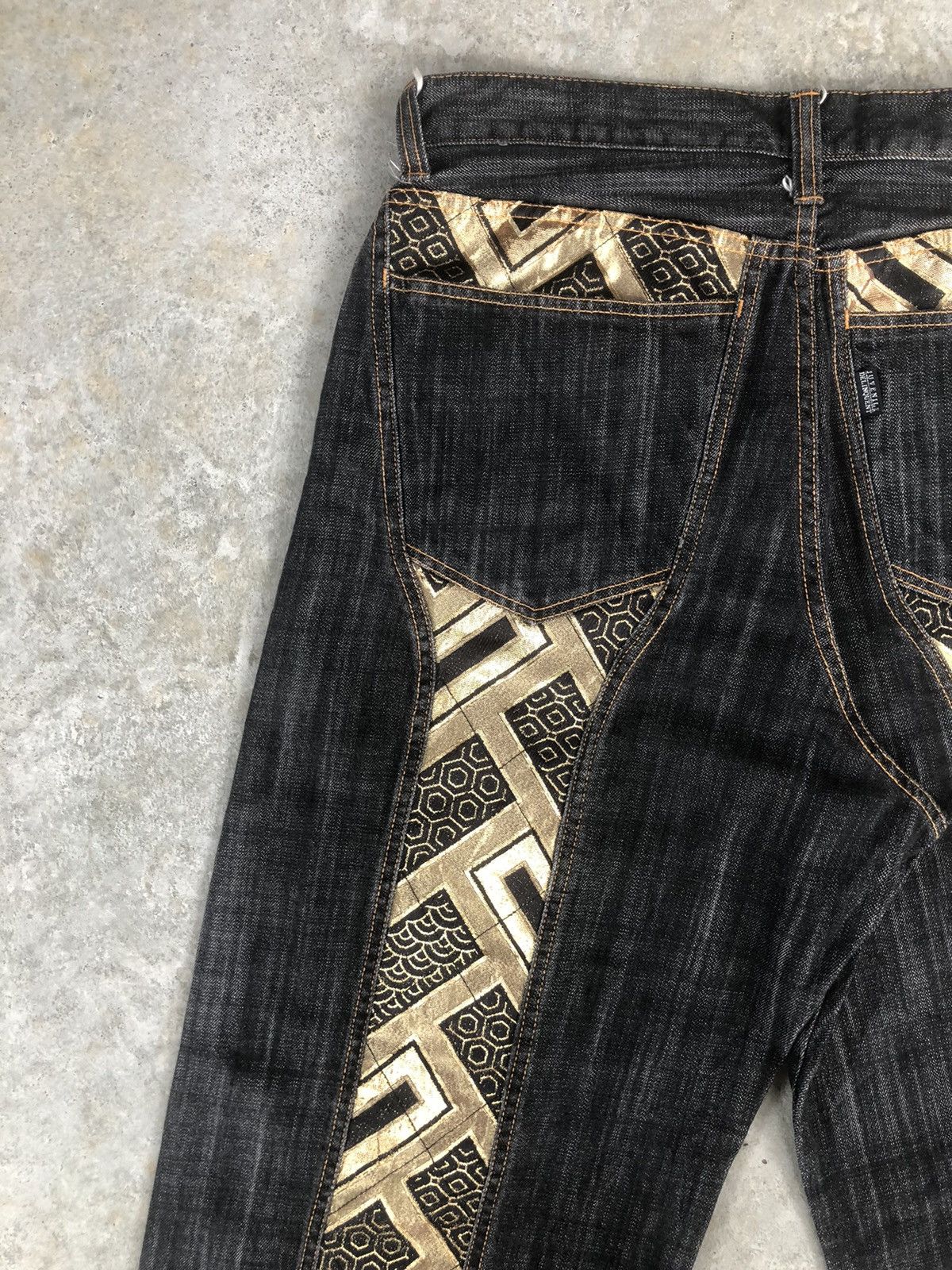 Japanese Brand Juvenile Delinquent Baggy Jeans Hip Hop Size US 35 - 8 Thumbnail
