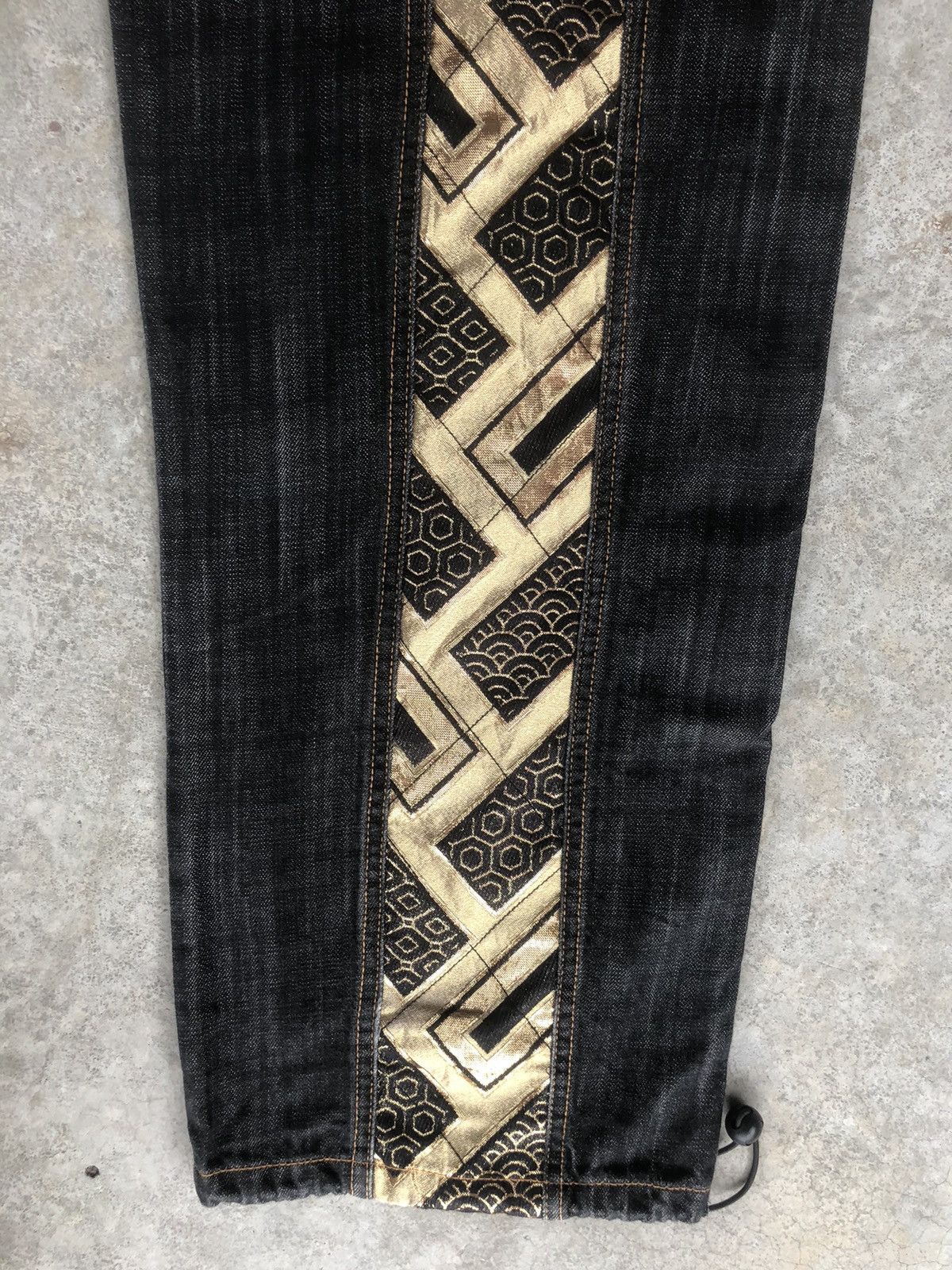 Japanese Brand Juvenile Delinquent Baggy Jeans Hip Hop Size US 35 - 11 Thumbnail