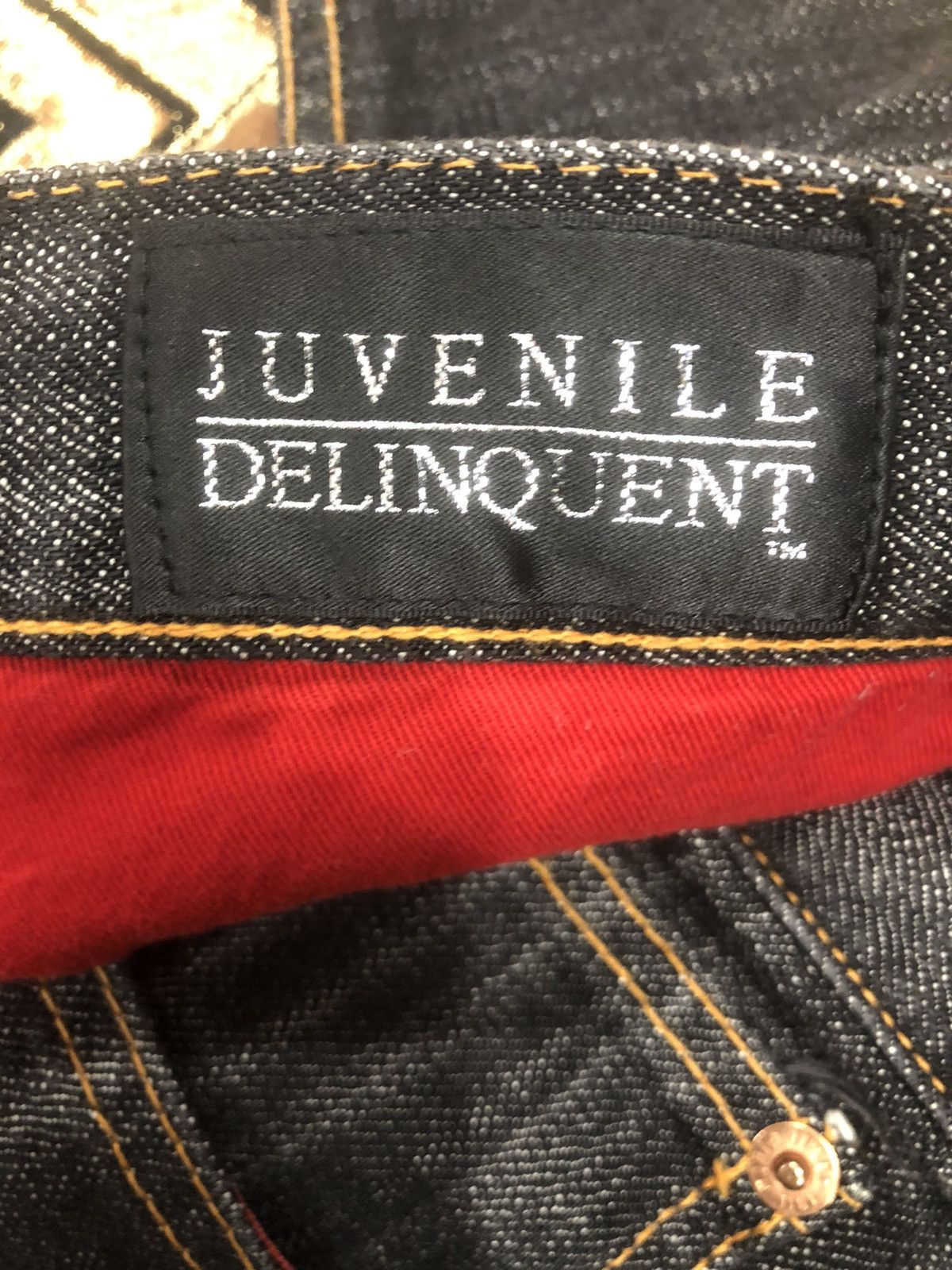 Japanese Brand Juvenile Delinquent Baggy Jeans Hip Hop Size US 35 - 15 Thumbnail