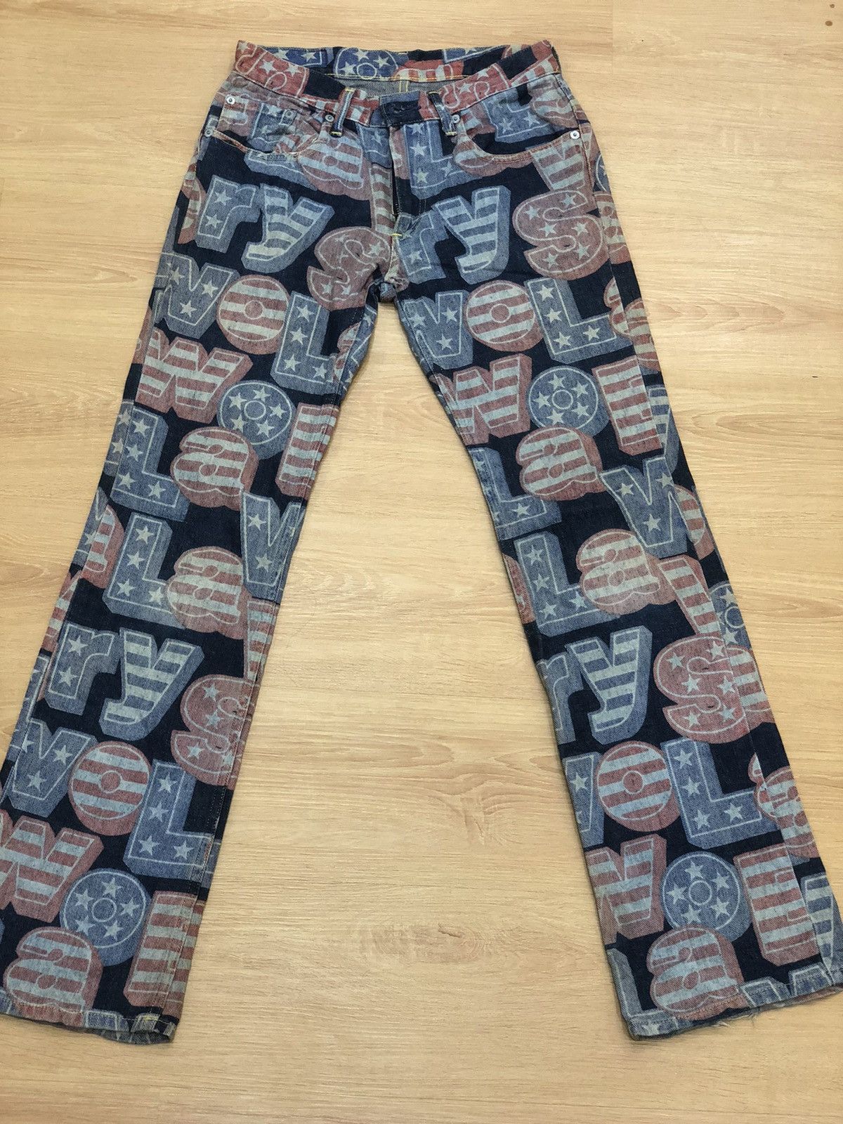 Hysteric Glamour Hysteric glamour Kinky Flared Jeans Full print jeans Size US 29 - 2 Thumbnail