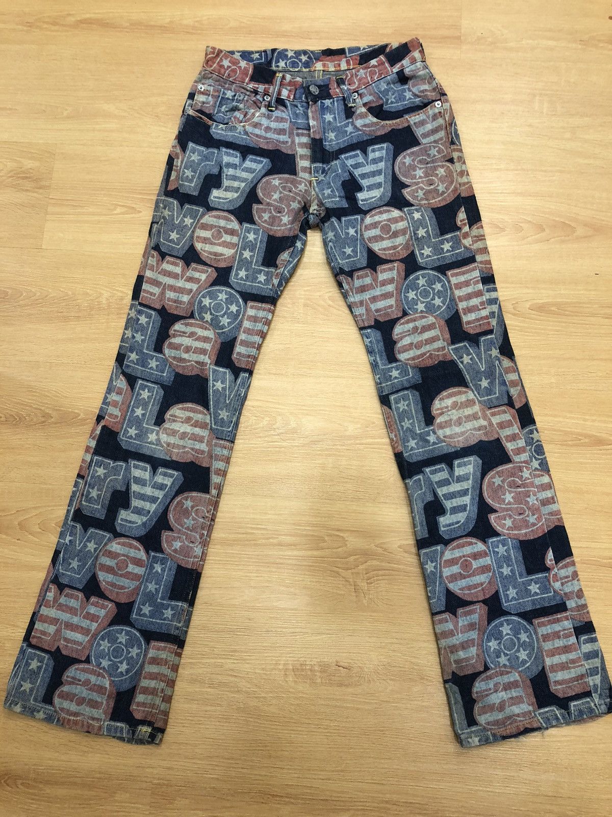 Hysteric Glamour Hysteric glamour Kinky Flared Jeans Full print jeans Size US 29 - 1 Thumbnail