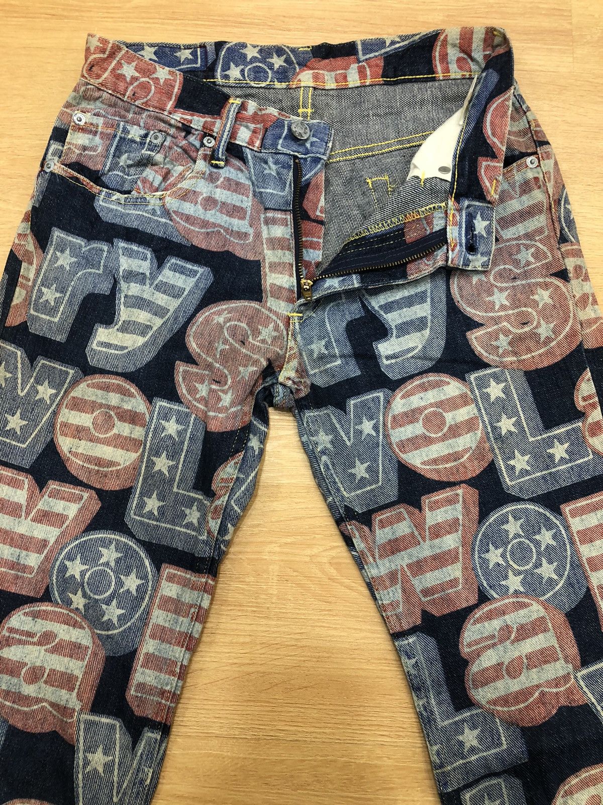 Hysteric Glamour Hysteric glamour Kinky Flared Jeans Full print jeans Size US 29 - 3 Thumbnail