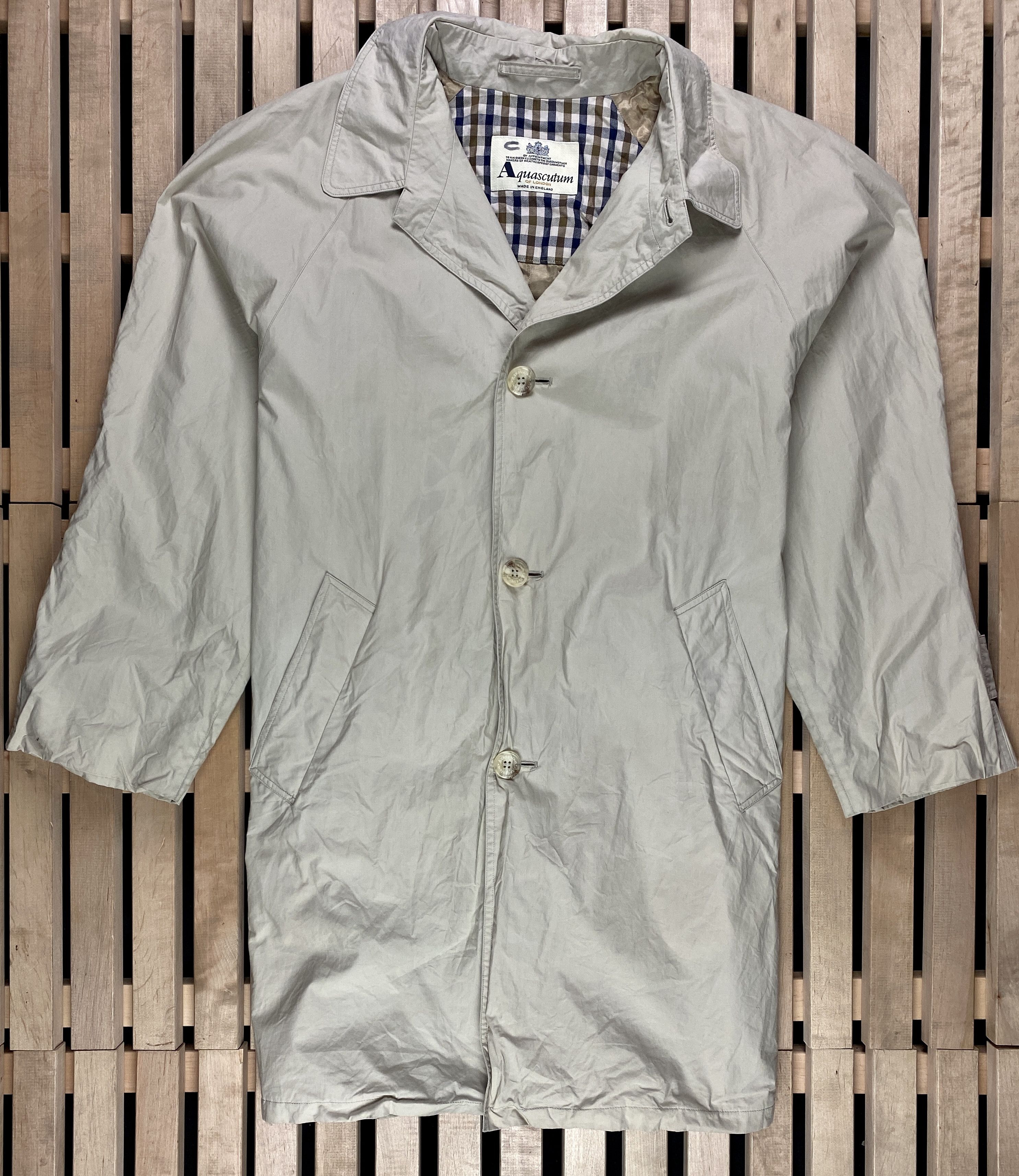 Aquascutum × Vintage Men’s Trench Coat Aquascutum Vintage Size L Size US L / EU 52-54 / 3 - 1 Thumbnail